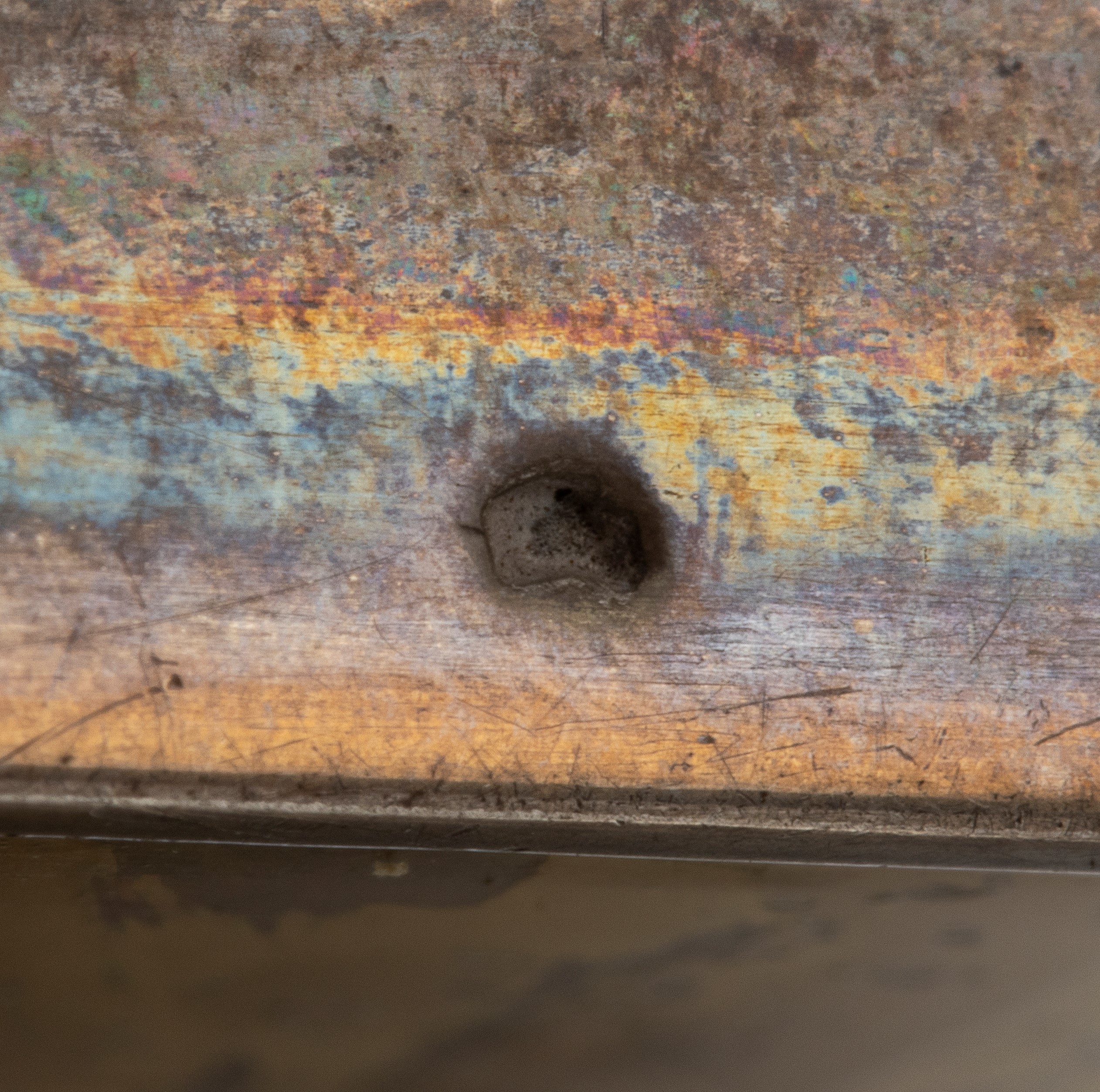 Orologio da tavolo Art Déco in argento e smalti