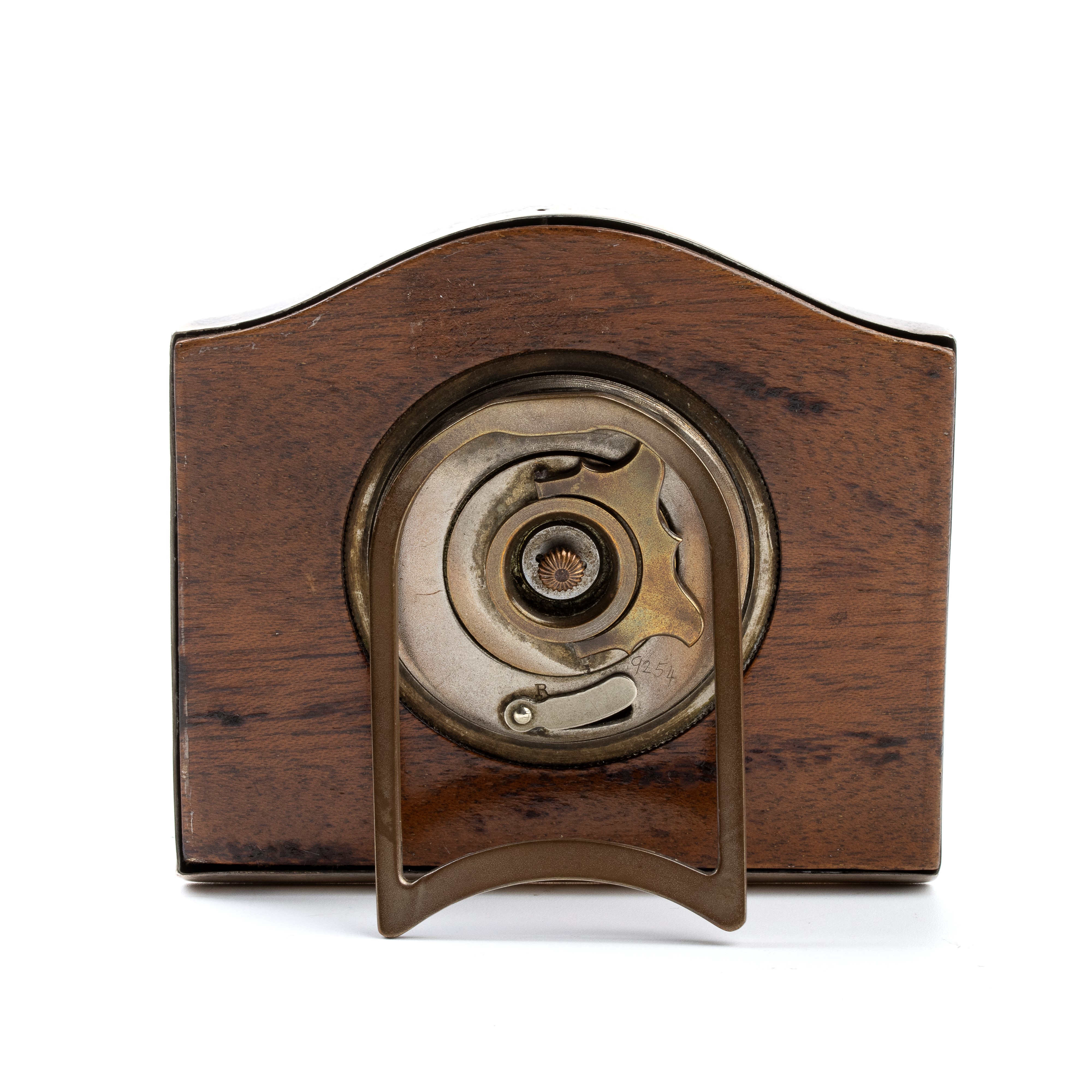 Orologio da tavolo Art Déco in argento e smalti