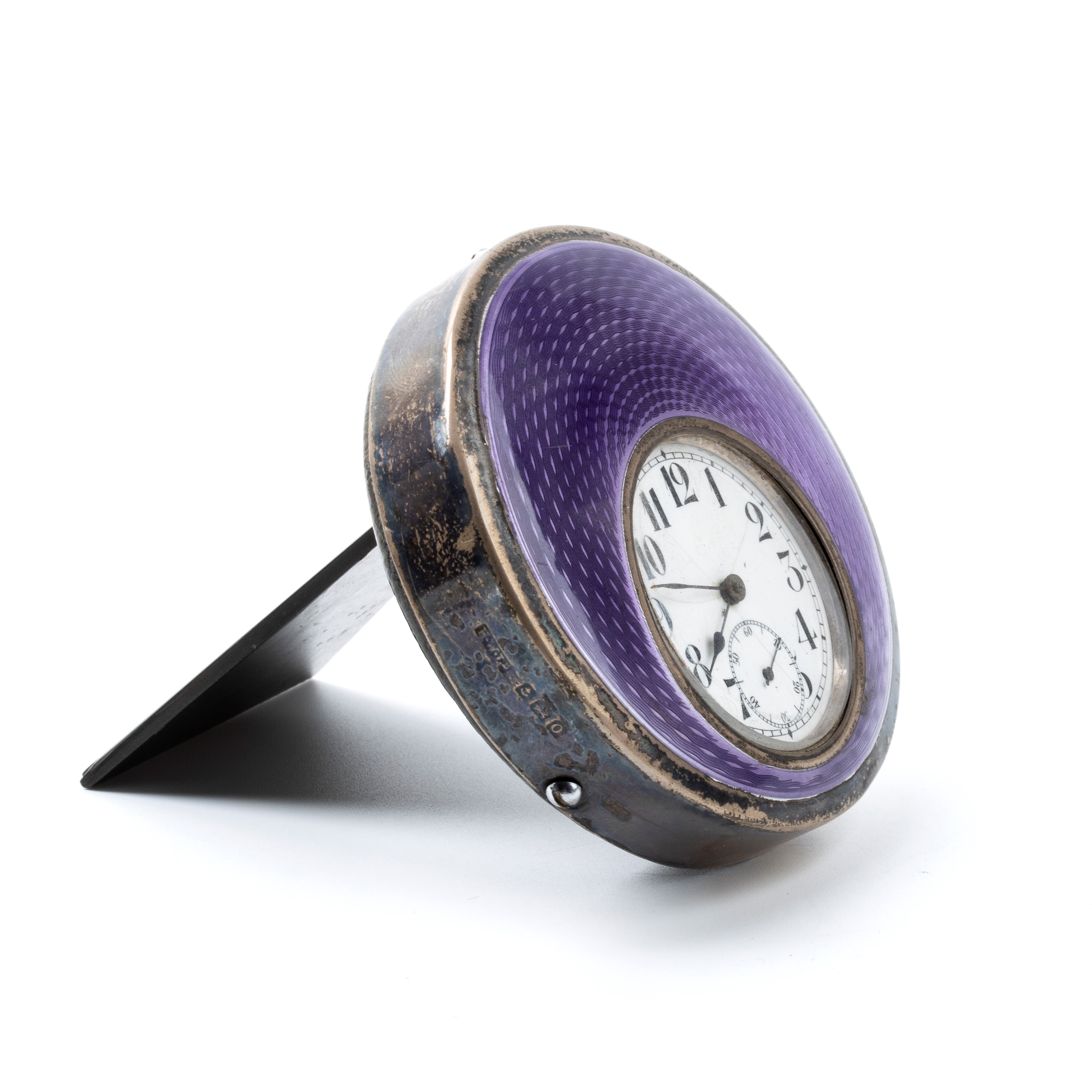 Henry Williamson Ltd - Orologio da Tavolo Art Déco con Smalti