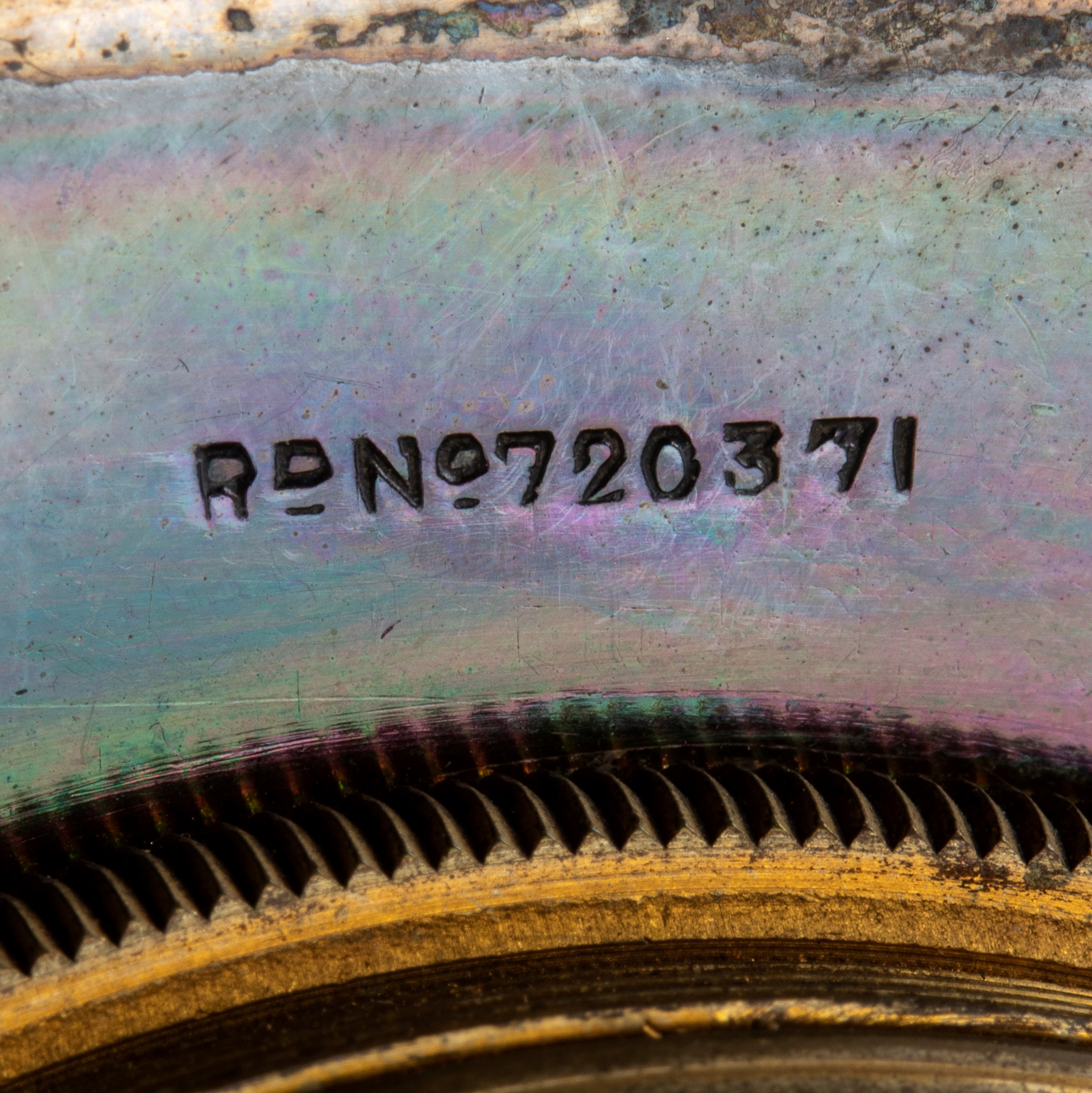 Orologio da tavolo Art Déco in argento e smalti