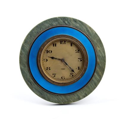 Orologio da Tavolo Art Déco con Smalti