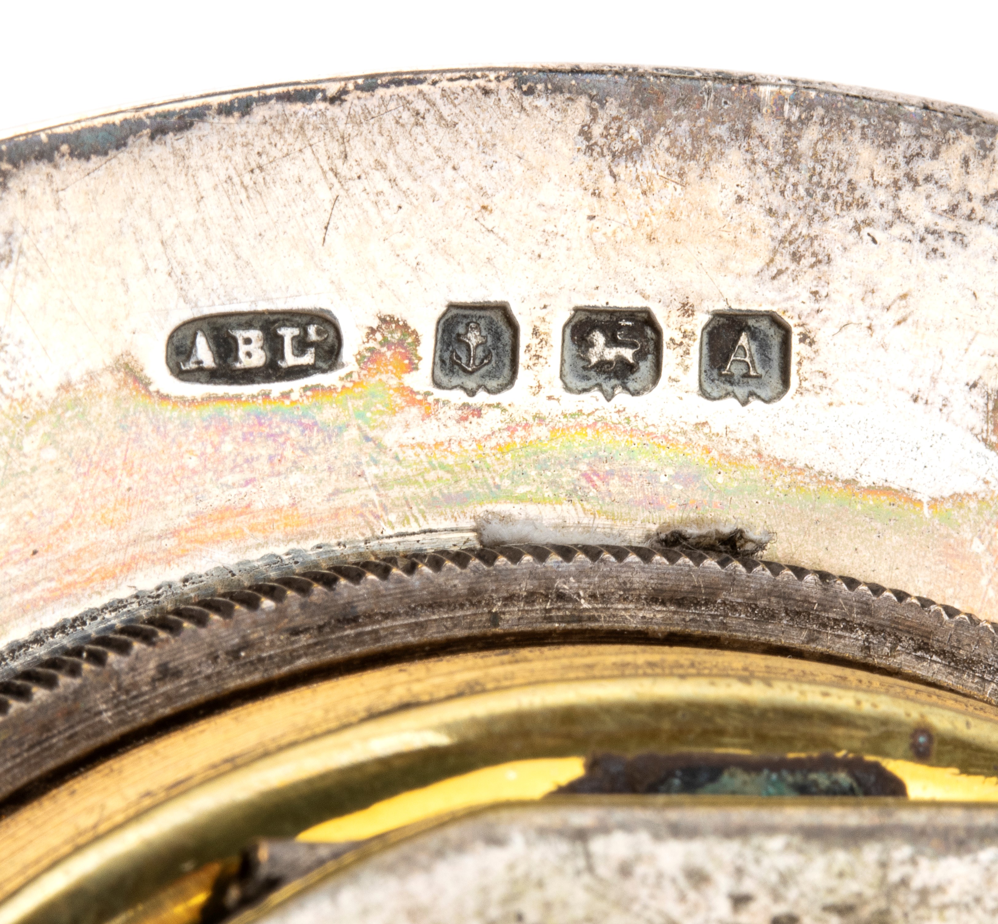 Orologio da tavolo Art Déco in argento e smalti