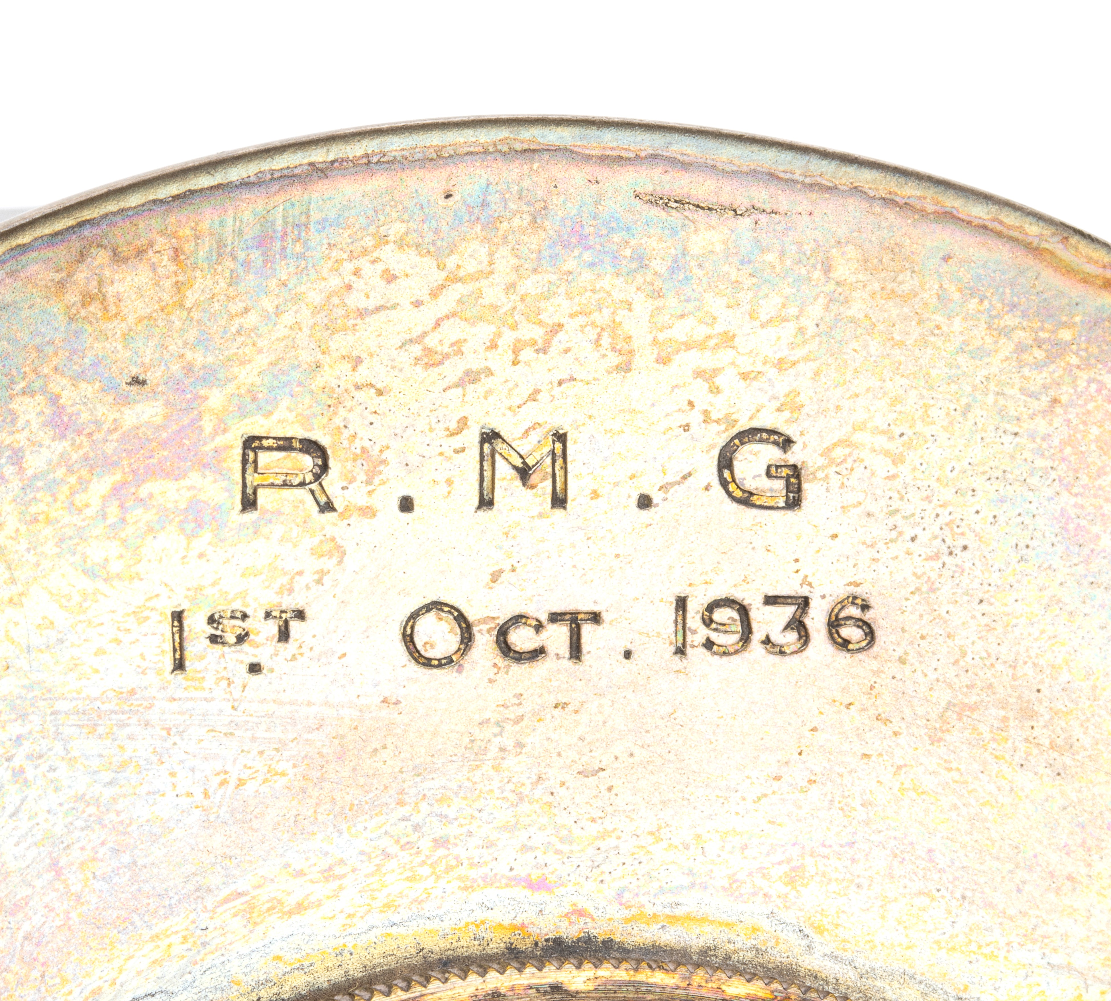 Orologio da tavolo Art Déco in argento e smalti