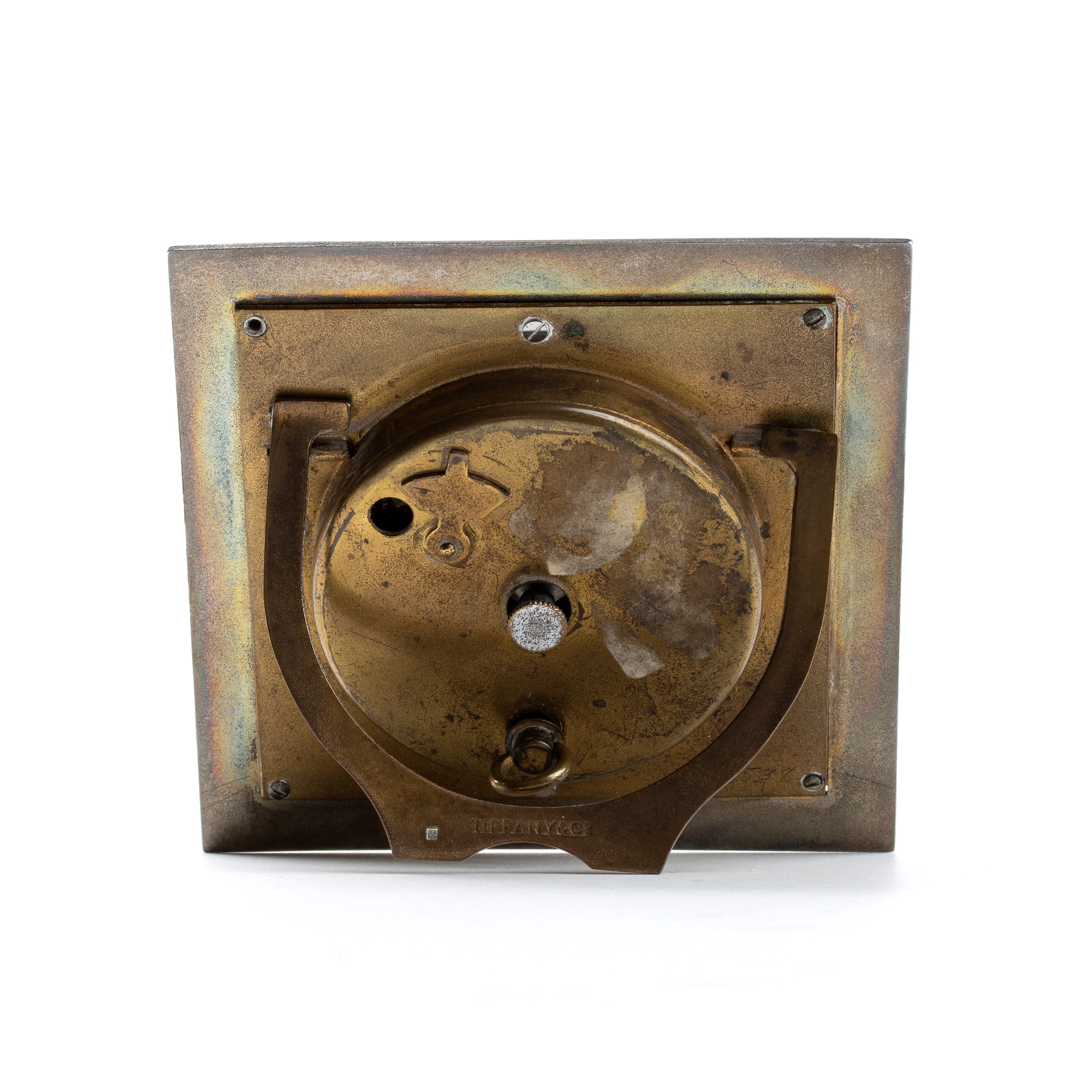 Orologio da tavolo Art Déco con smalti