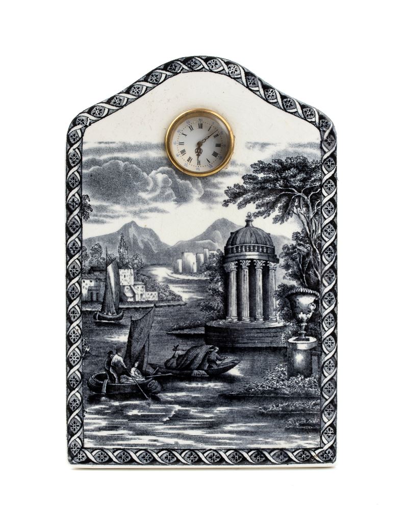 Orologio da tavolo in ceramica