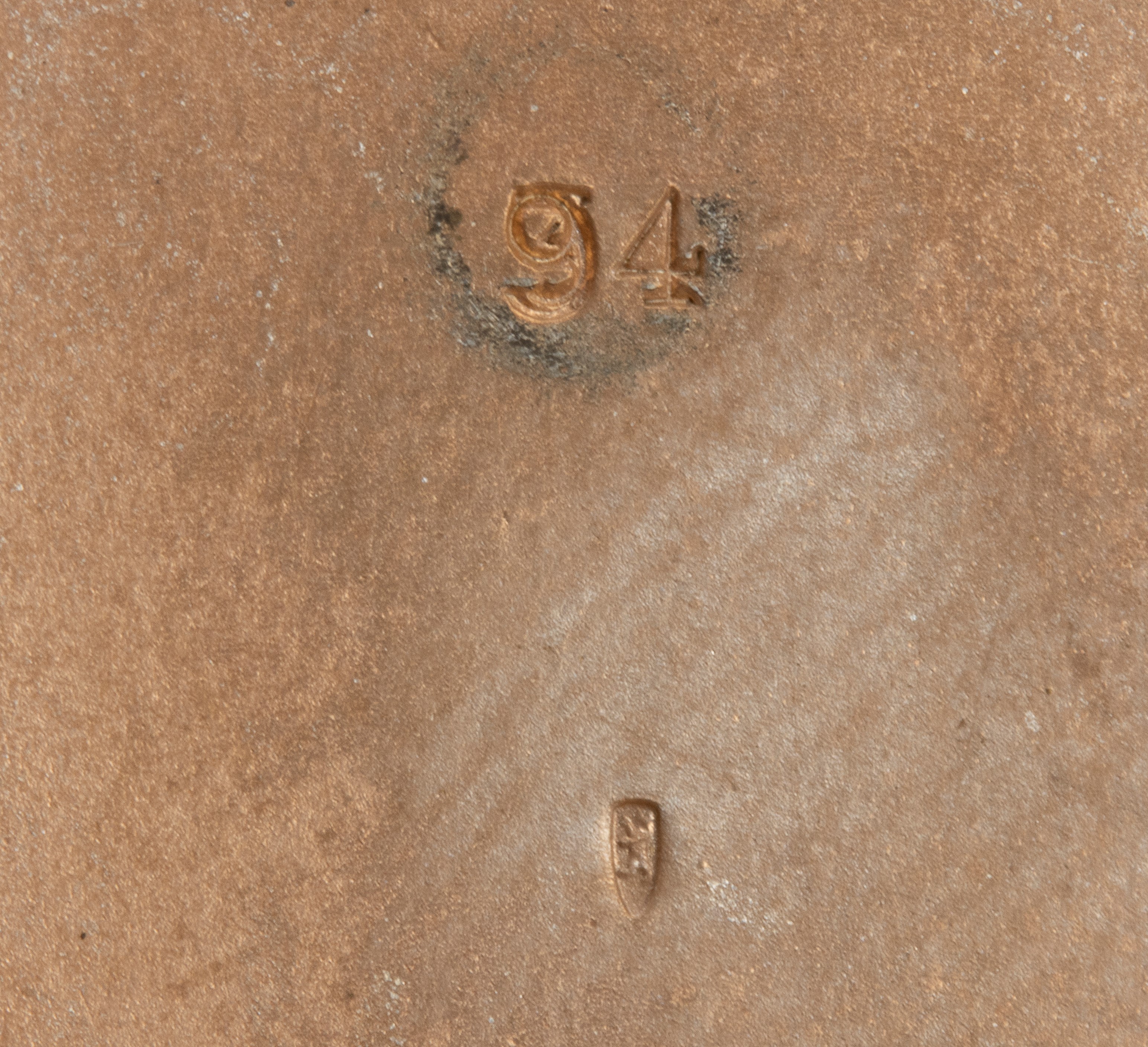 Orologio da tavolo Art Déco in argento e smalti