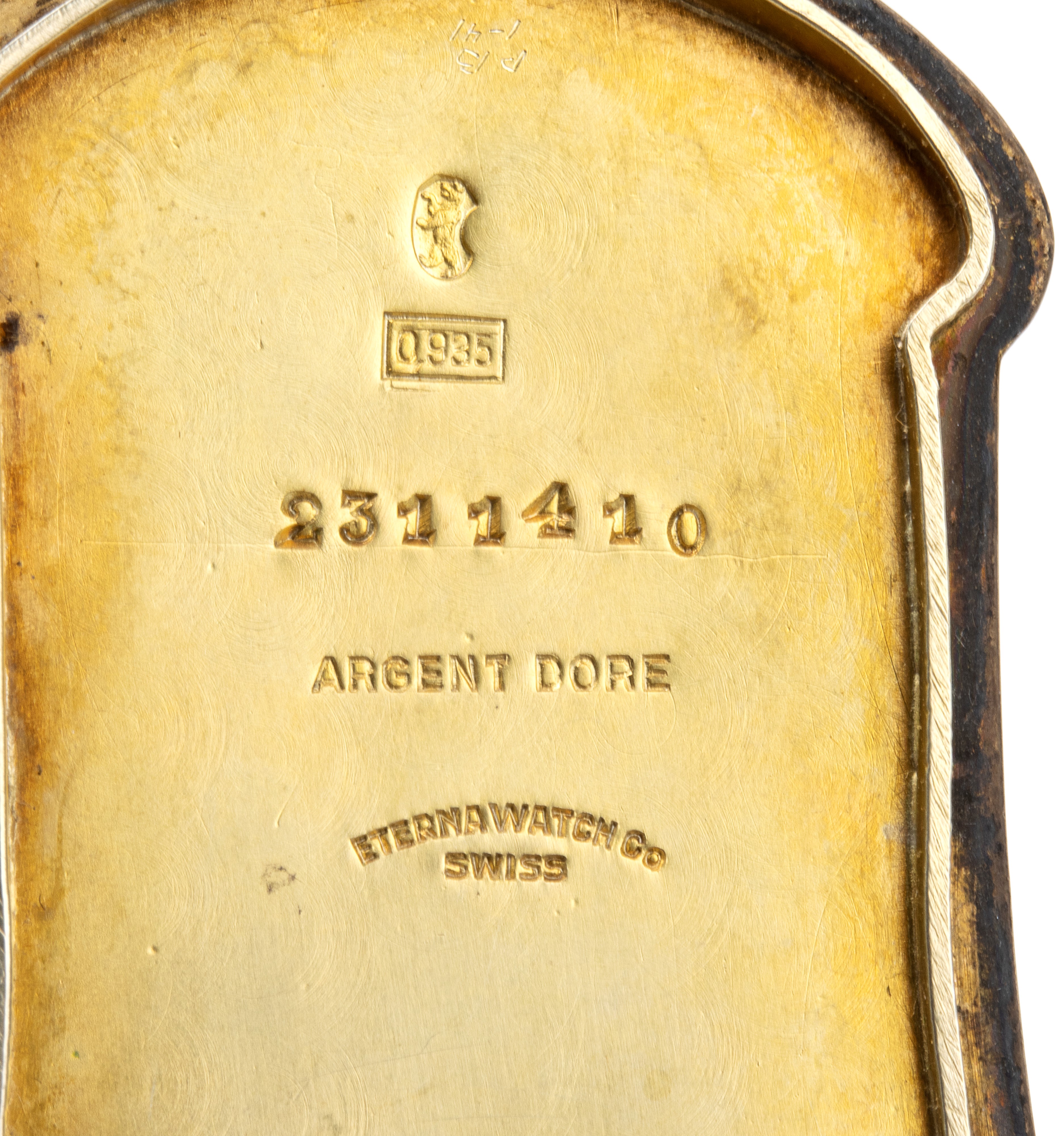 Orologio da tavolo Art Déco in argento e smalti