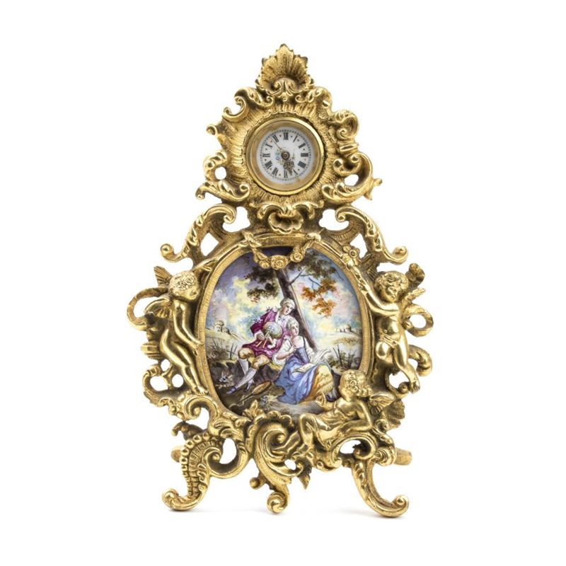 Orologio da Tavolo con Smalti