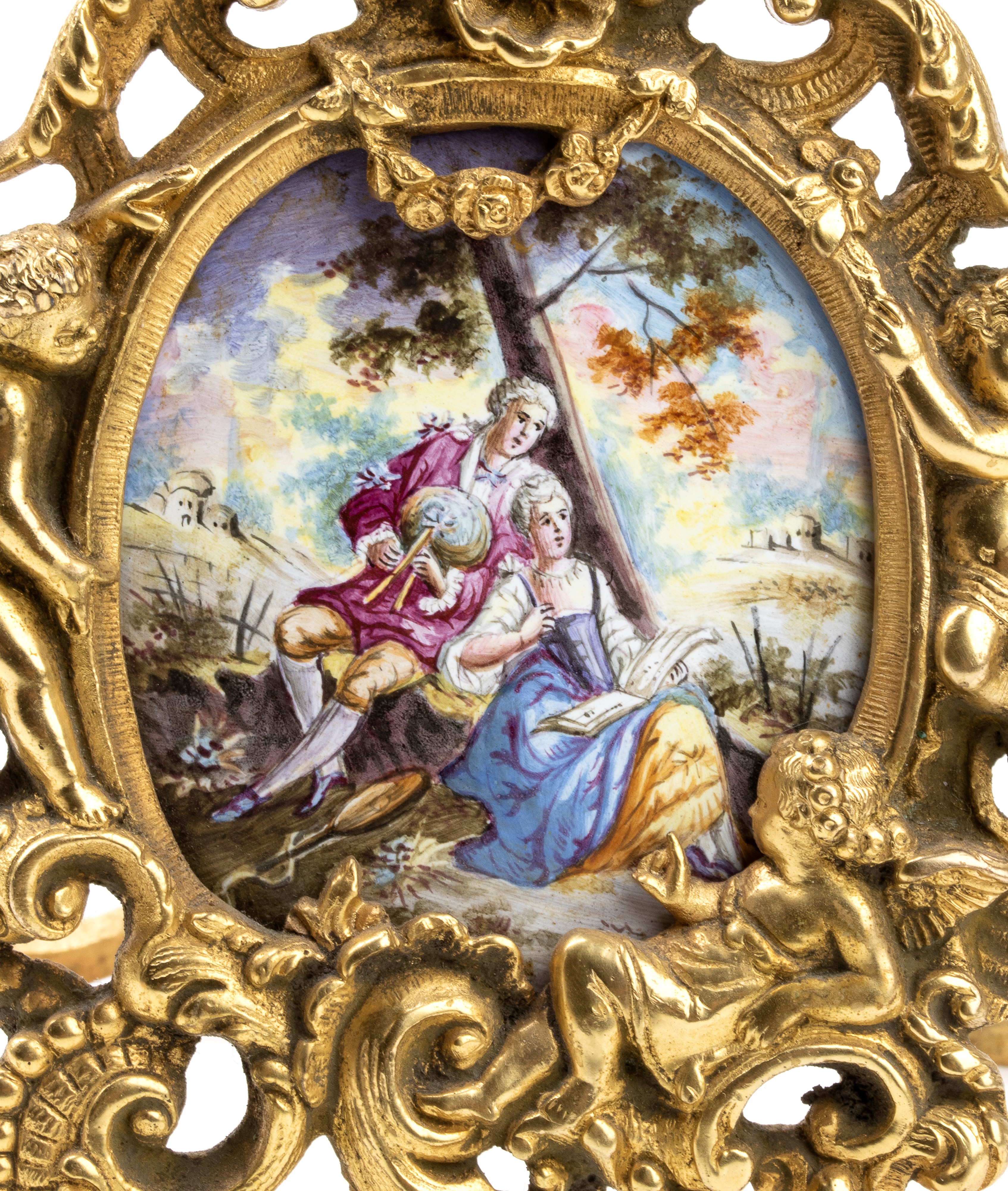 Orologio da Tavolo con Smalti