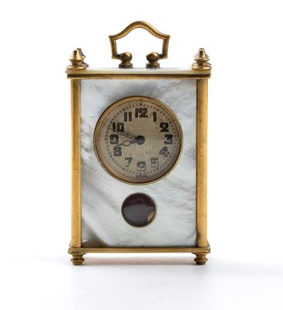 Orologio da Tavolo Art Déco con Smalti