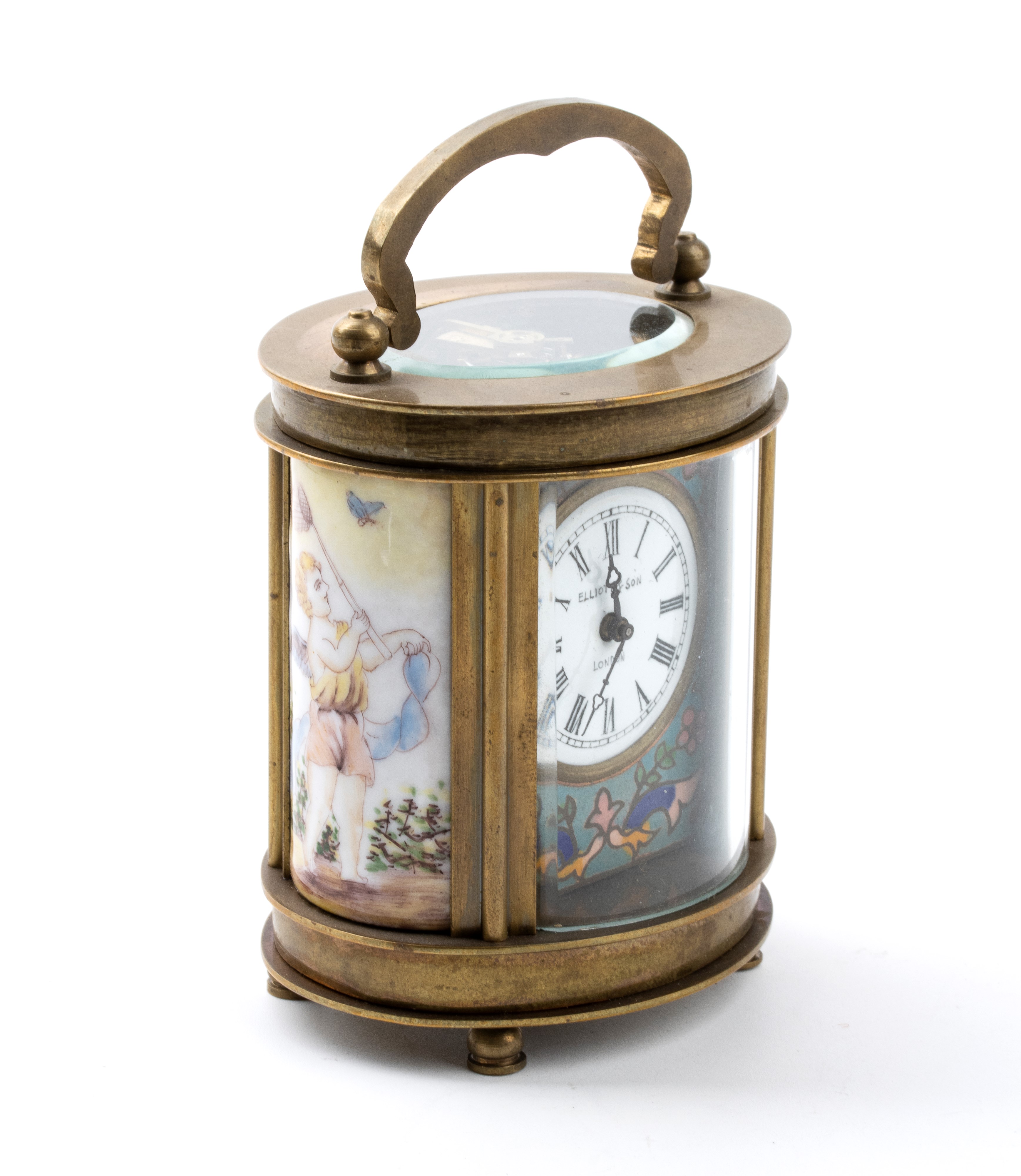 Elliott & Son - Orologio da Tavolo con Smalti