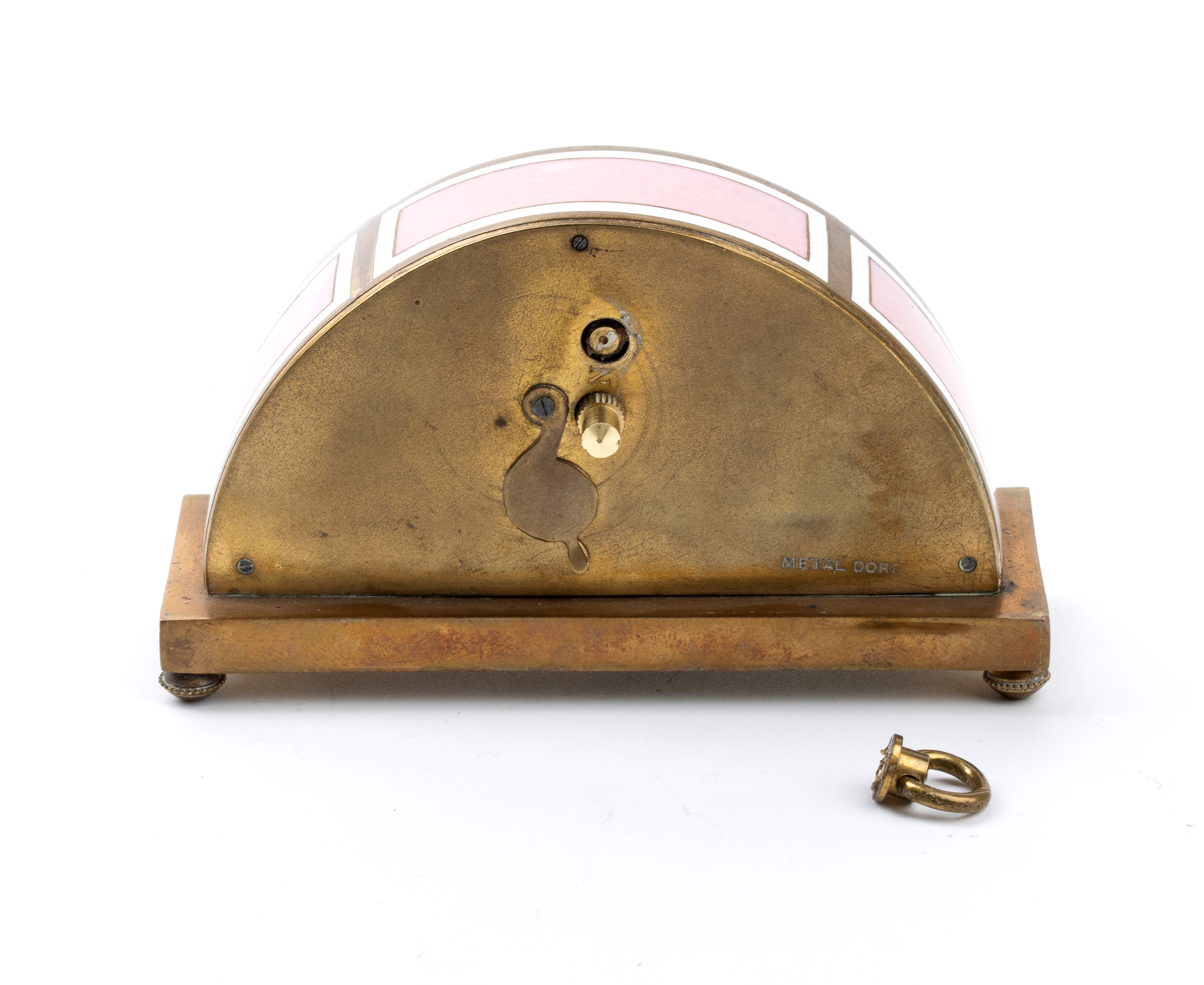 Orologio da Tavolo Art Déco con Smalti