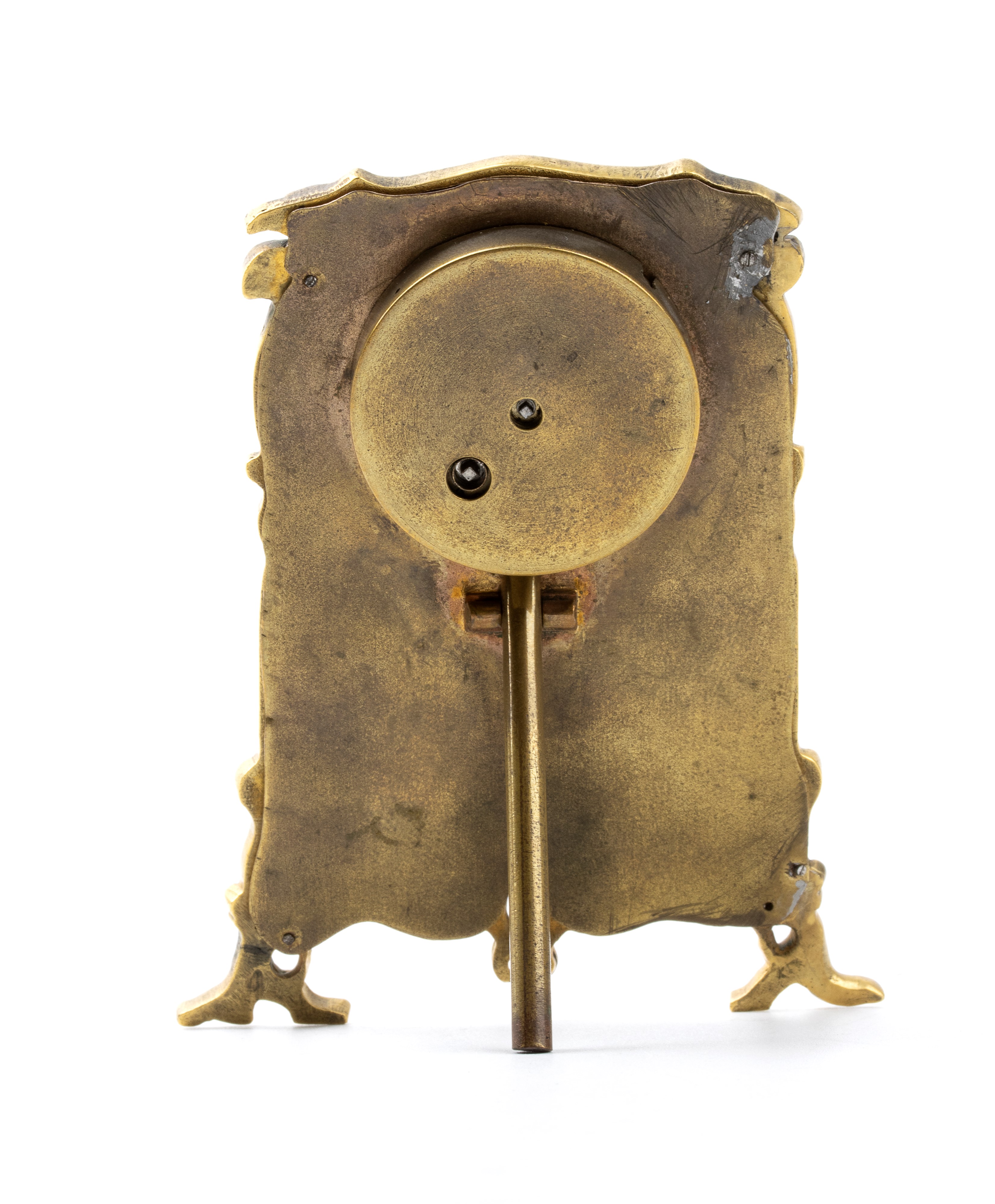 Orologio da tavolo Art Nouveau con smalti