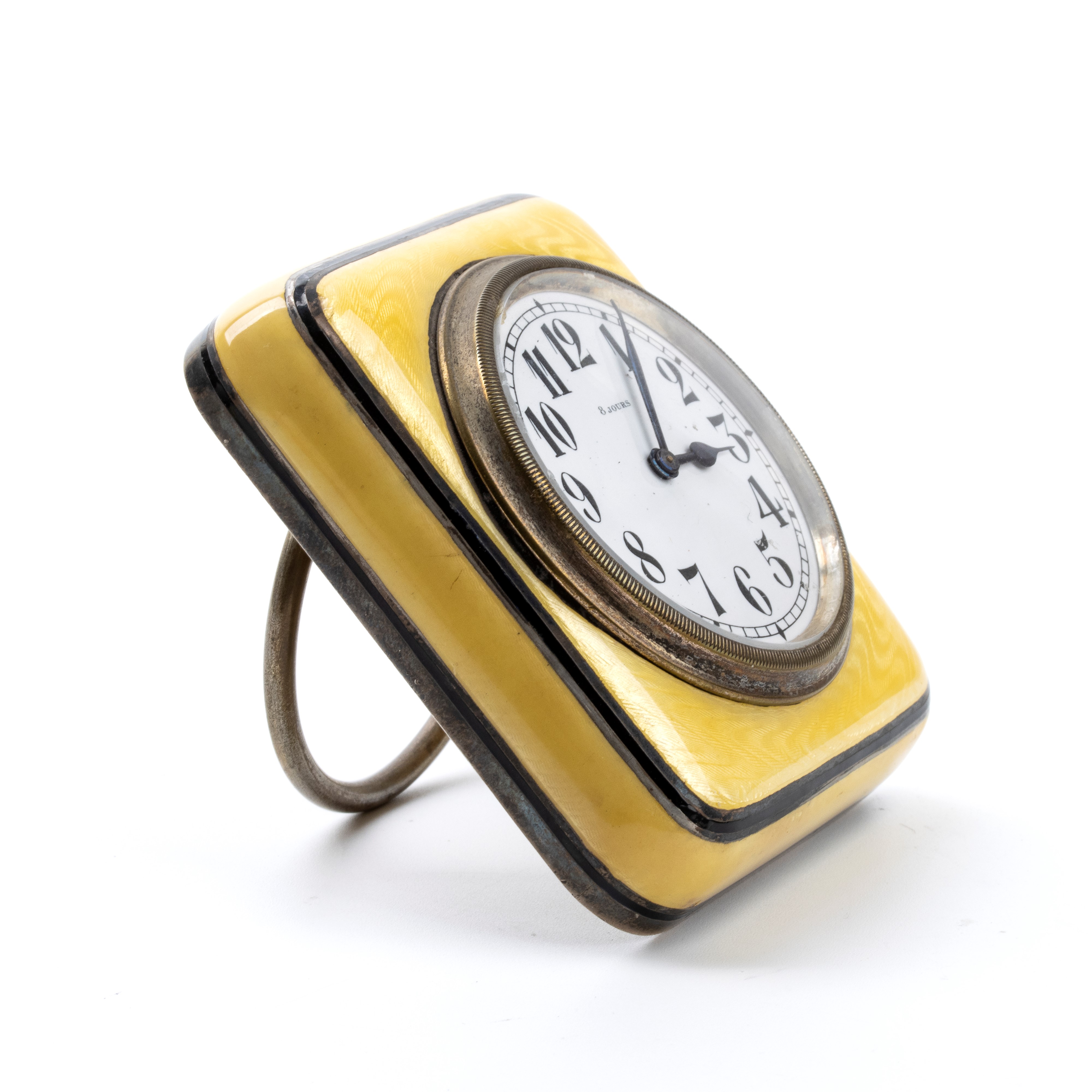 Huitaine - Orologio da Tavolo Art Déco con Smalti
