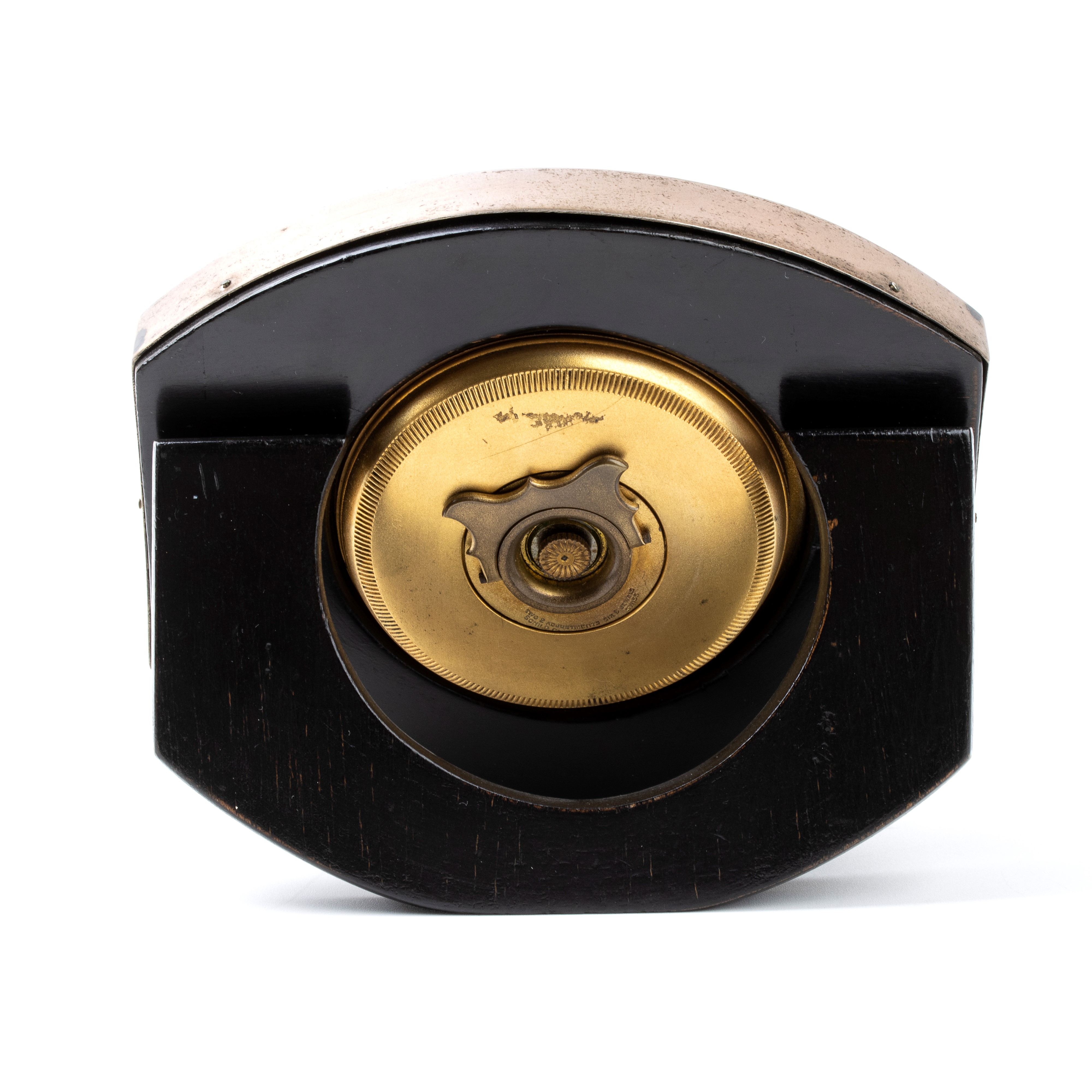 Orologio da tavolo Art Déco in argento e smalti