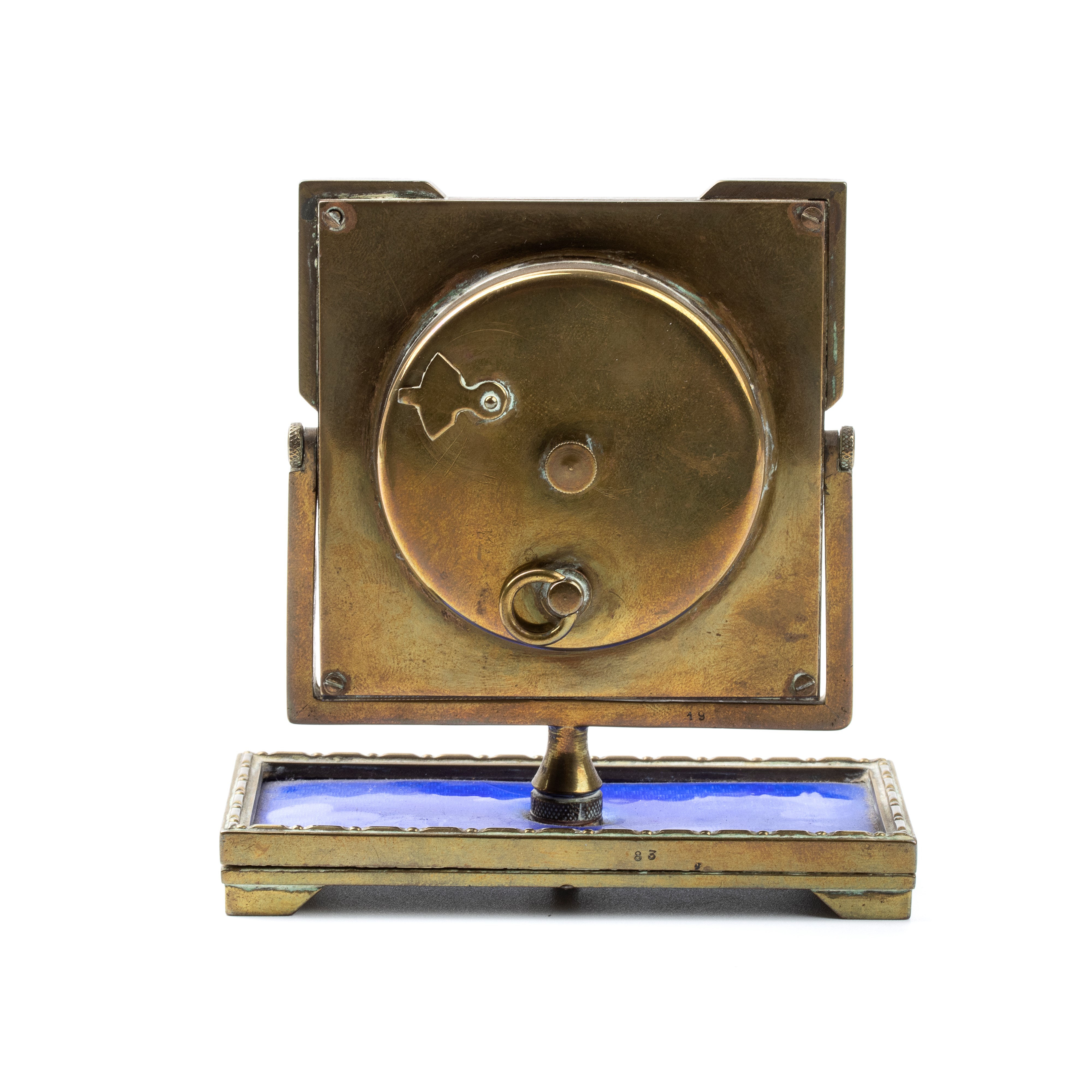 Orologio da Tavolo Art Déco con Smalti
