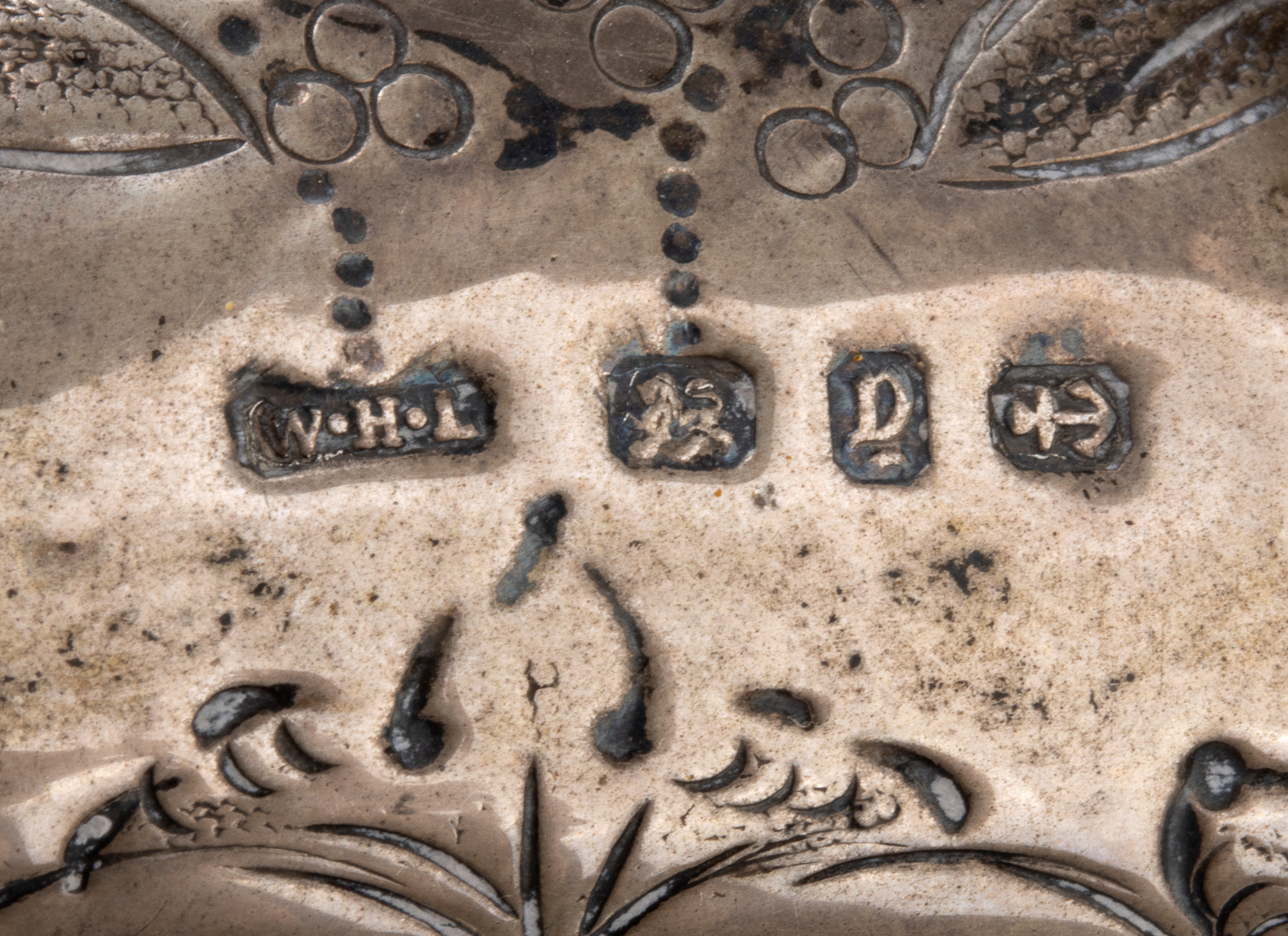 Orologio da tavolo Vittoriano in argento