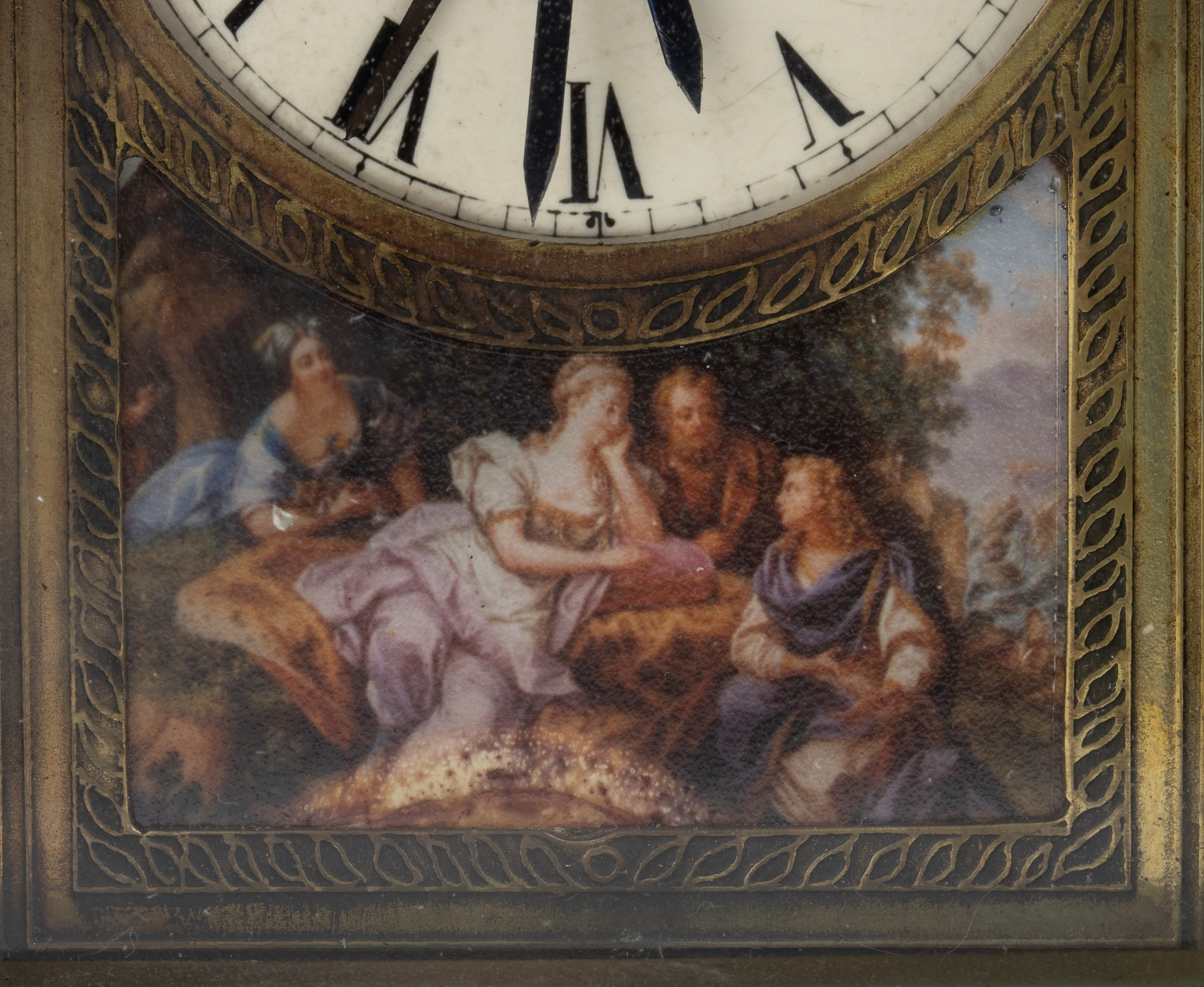Agv - Orologio Sveglia da Tavolo in Ottone