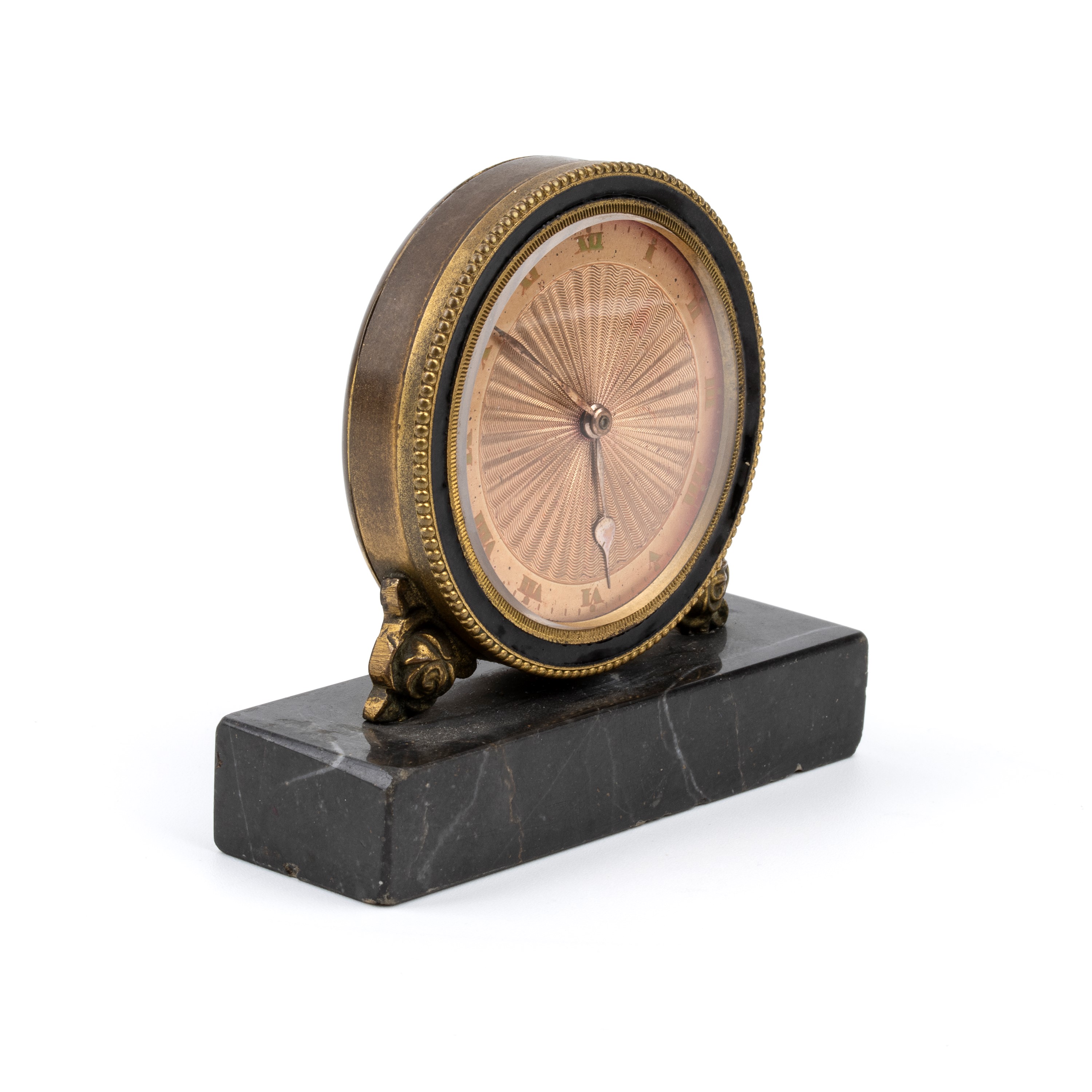 Orologio da Tavolo Art Déco con Smalti