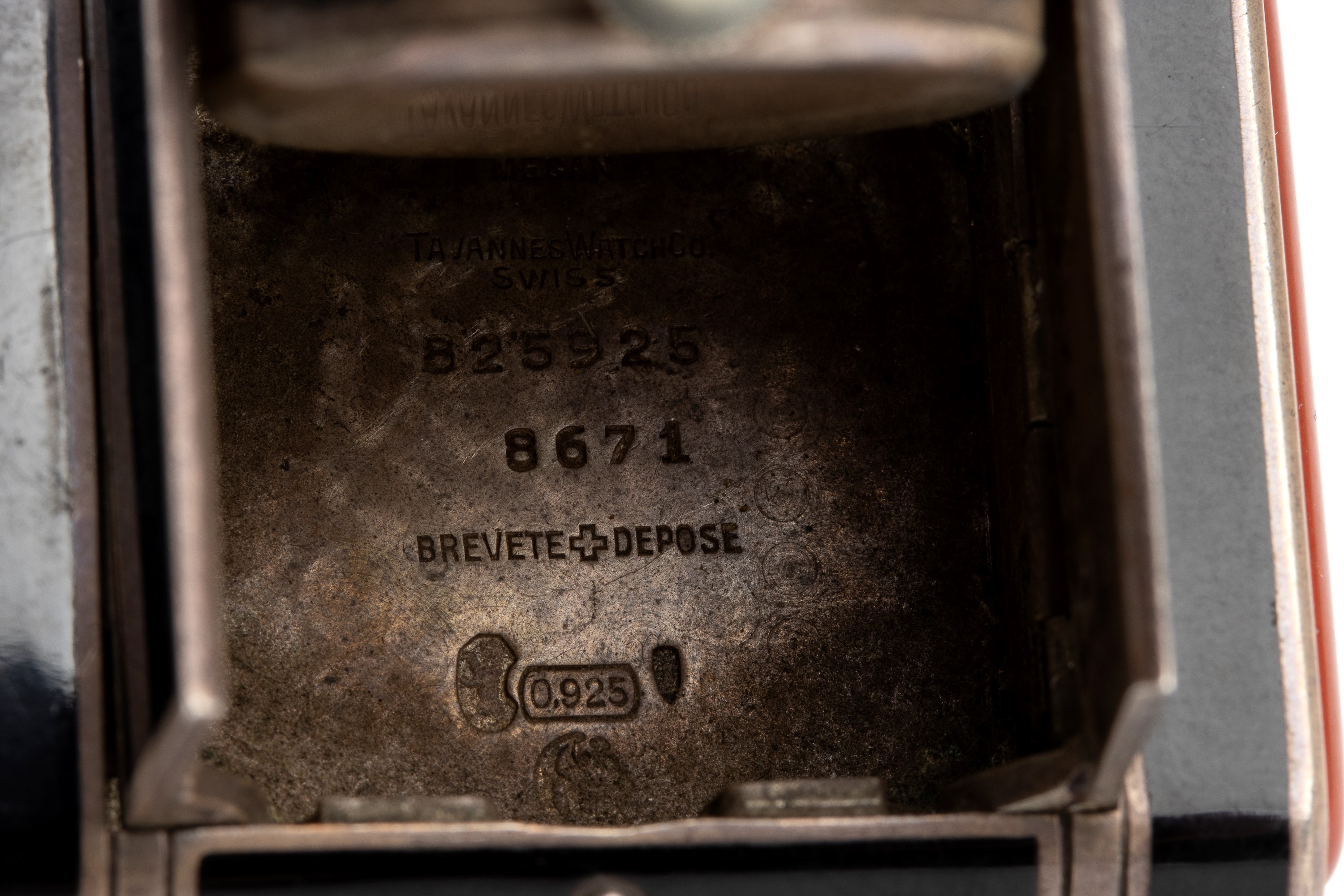 Orologio da tasca Art Déco in argento e smalti