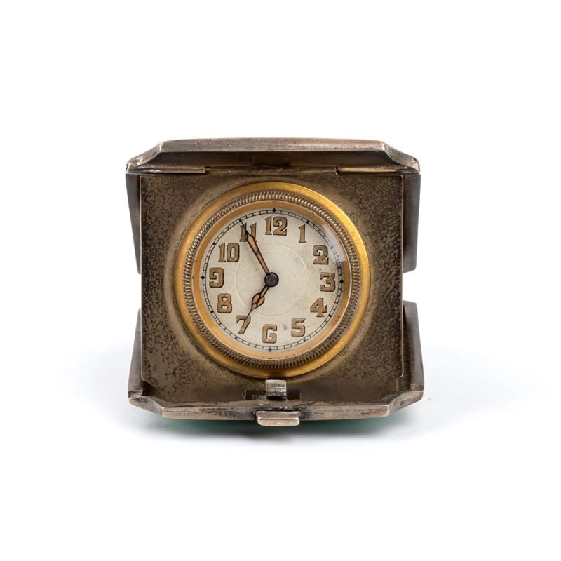 Henry Matthews - Orologio da Tasca Art Déco in Argento e Smalti