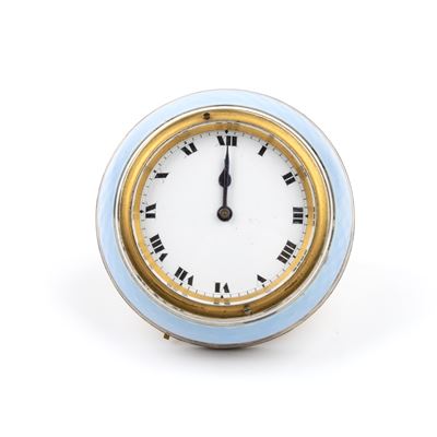 Orologio da Tavolo Art Déco con Smalti