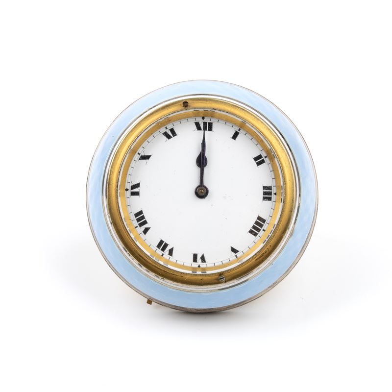 Orologio da Tavolo Art Déco con Smalti