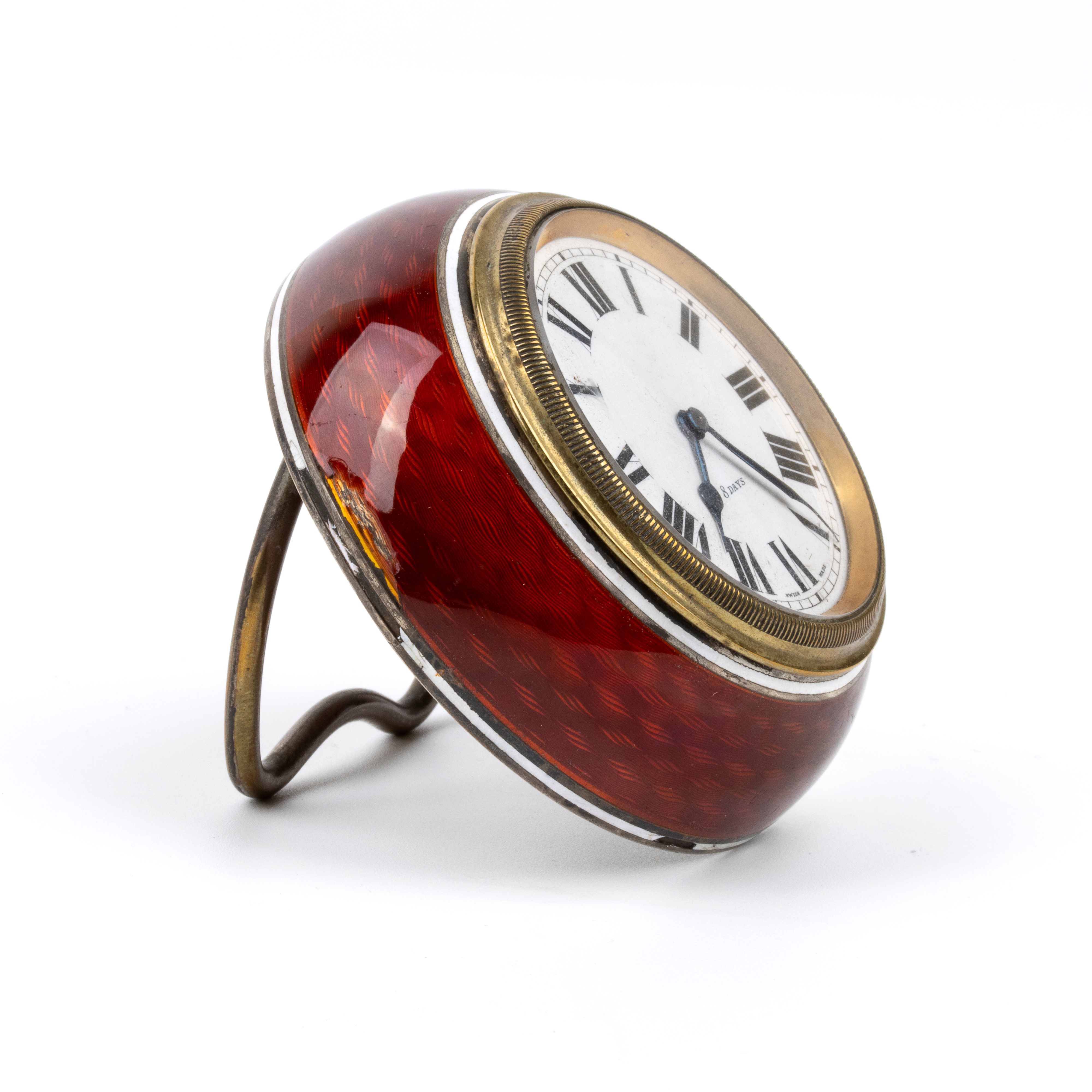 Orologio da Tavolo Art Déco con Smalti