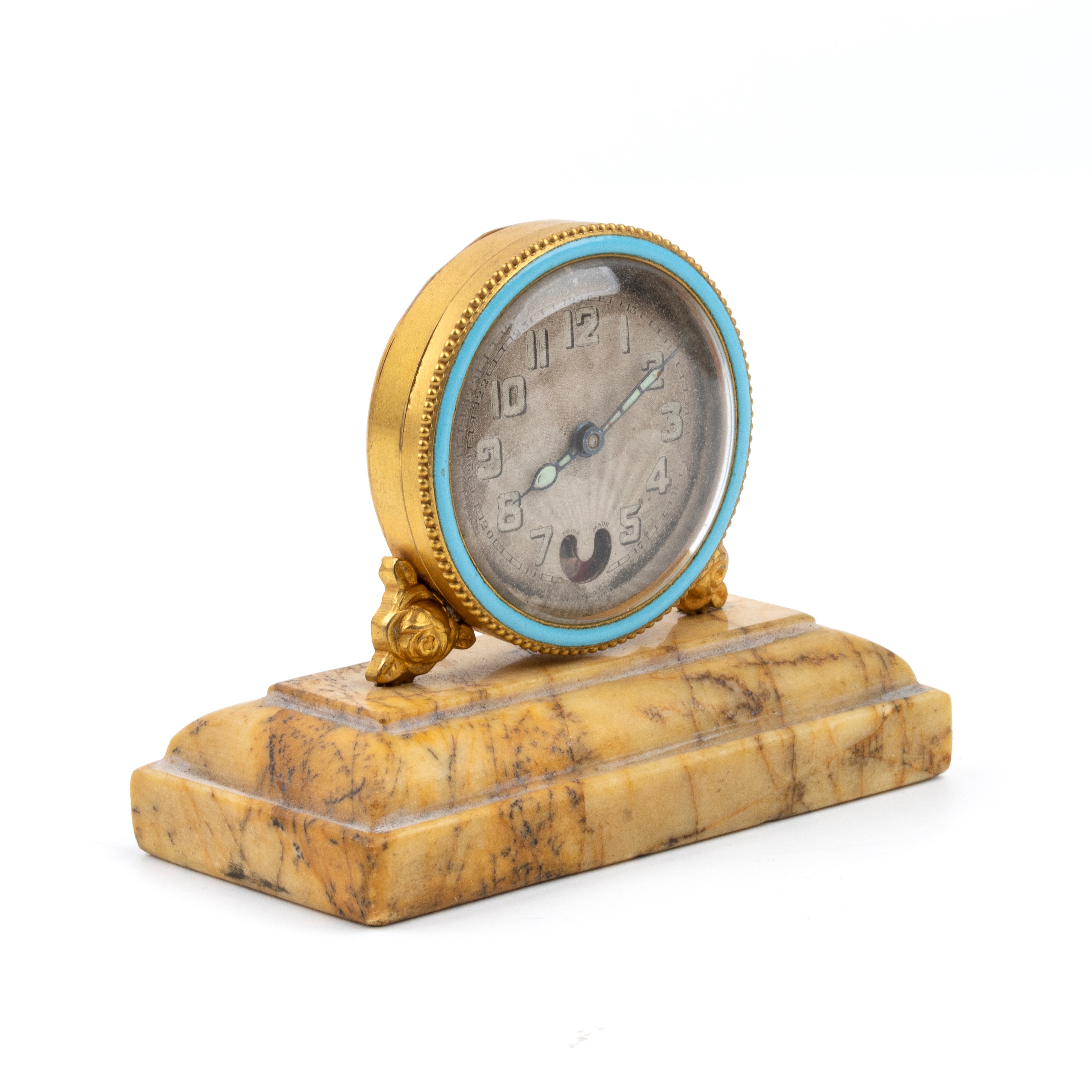 Sissa - Orologio da Tavolo Art Déco con Smalti