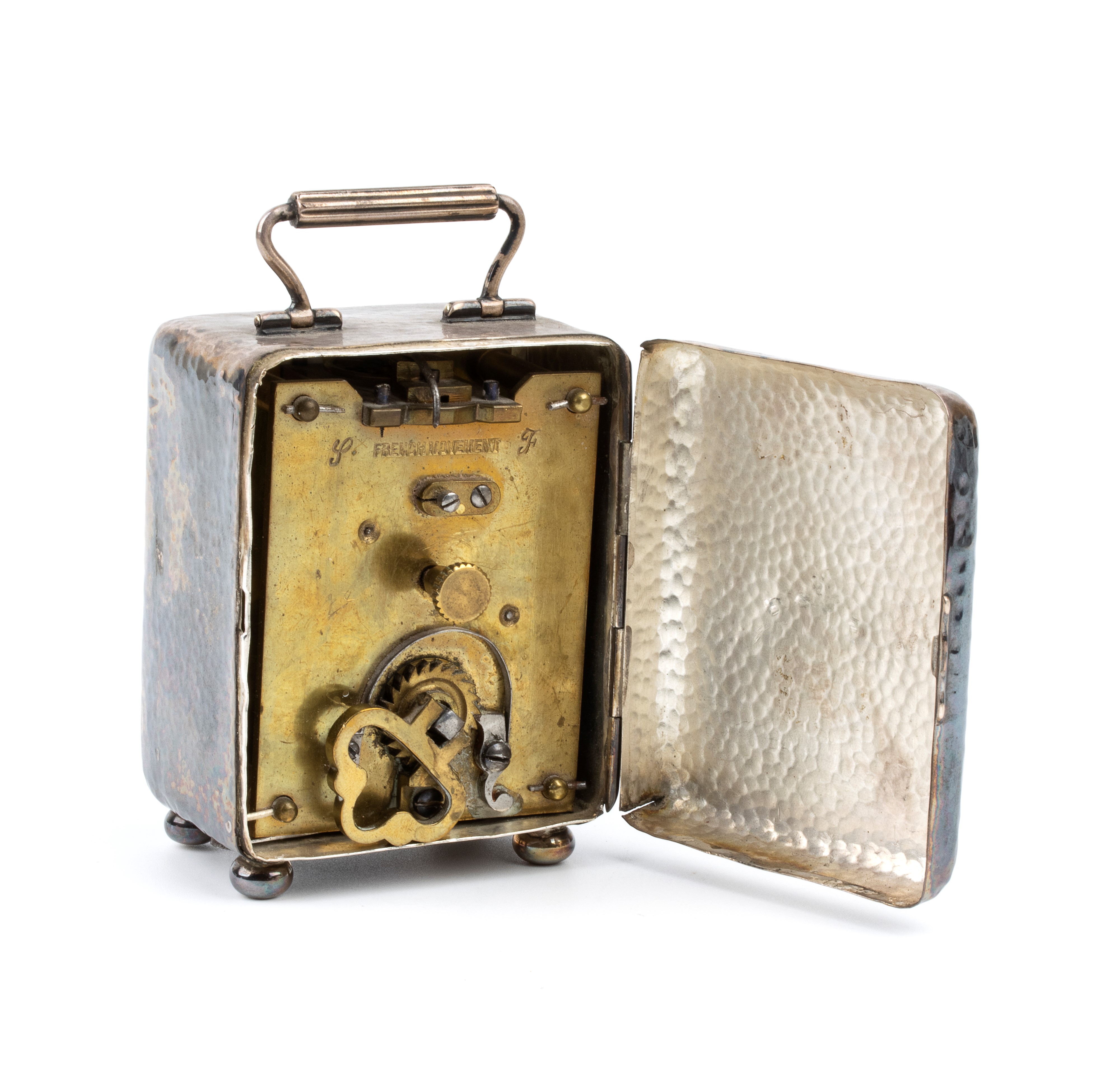 Orologio da tavolo Art Déco in argento