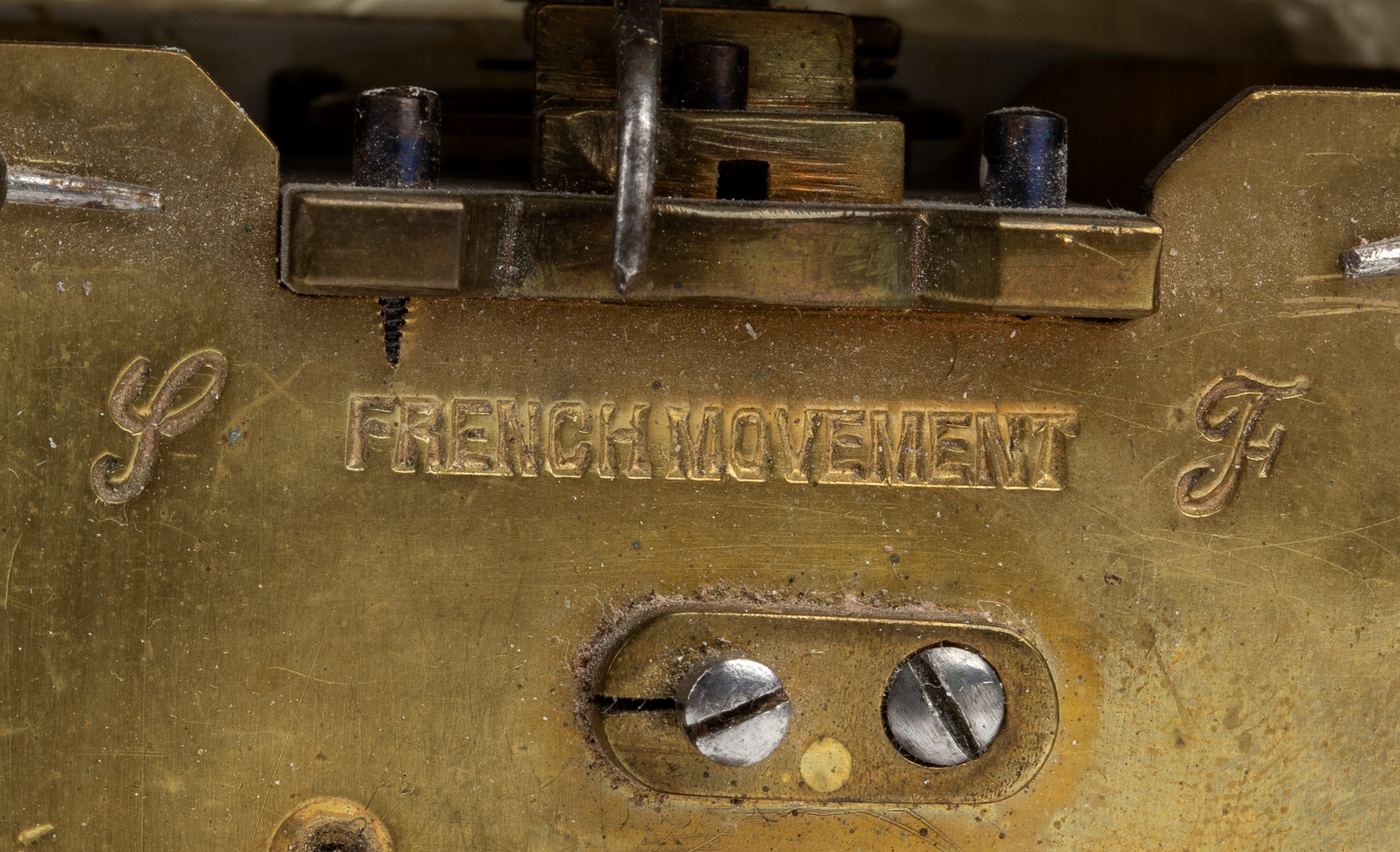 Orologio da tavolo Art Déco in argento