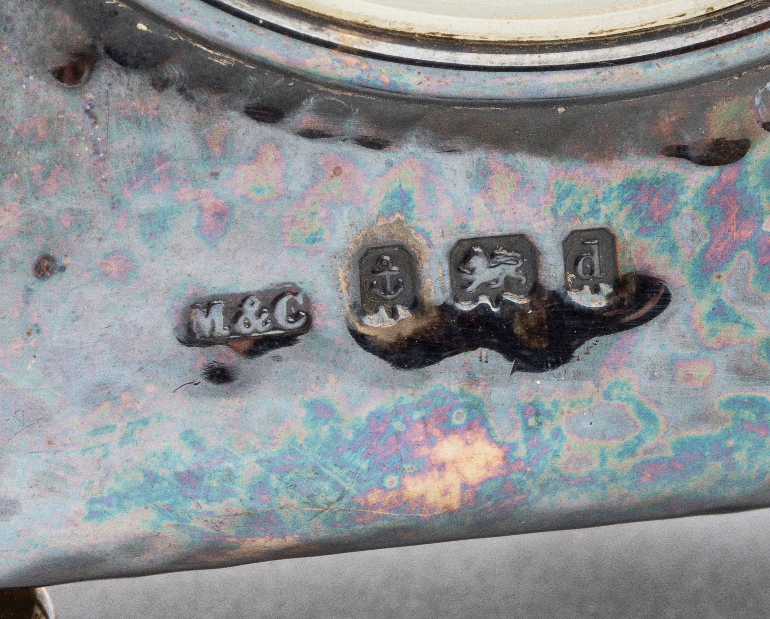 Orologio da tavolo Art Déco in argento