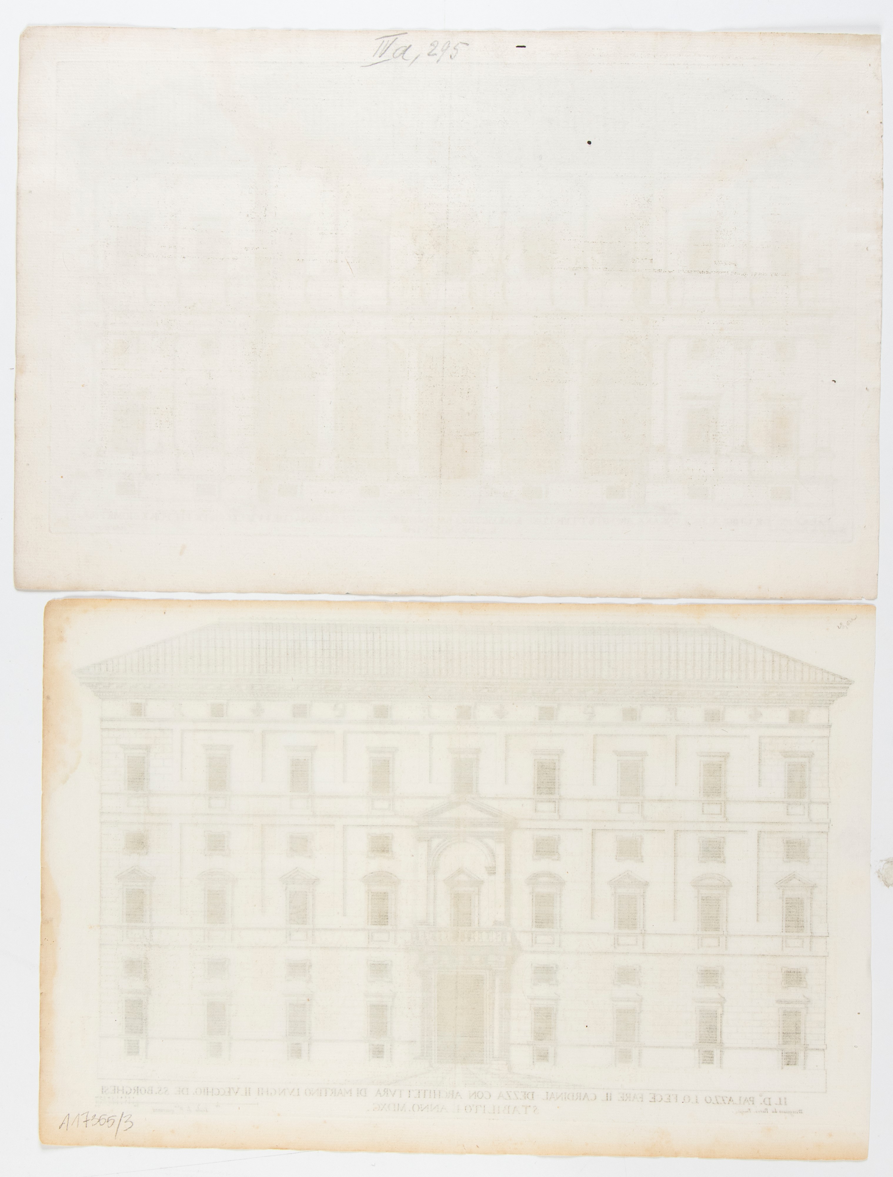 Pietro Ferrerio - Palazzo De Chigi alla Lungara | Palazzo Branconio Dell'aquila | Palazzo del Car...