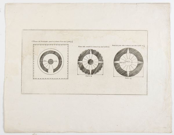 Cross section of a  column