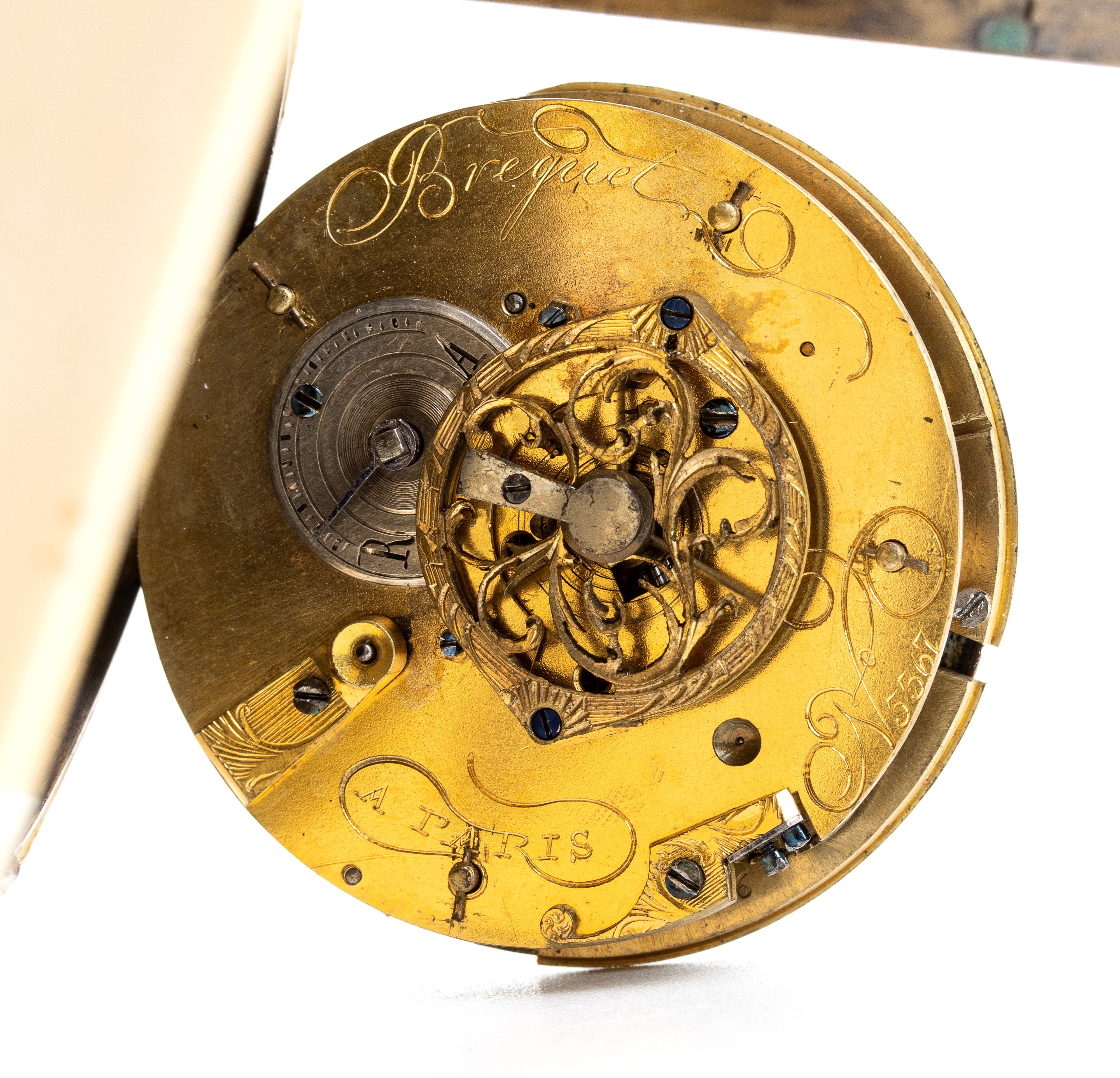 Orologio da tavolo in avorio