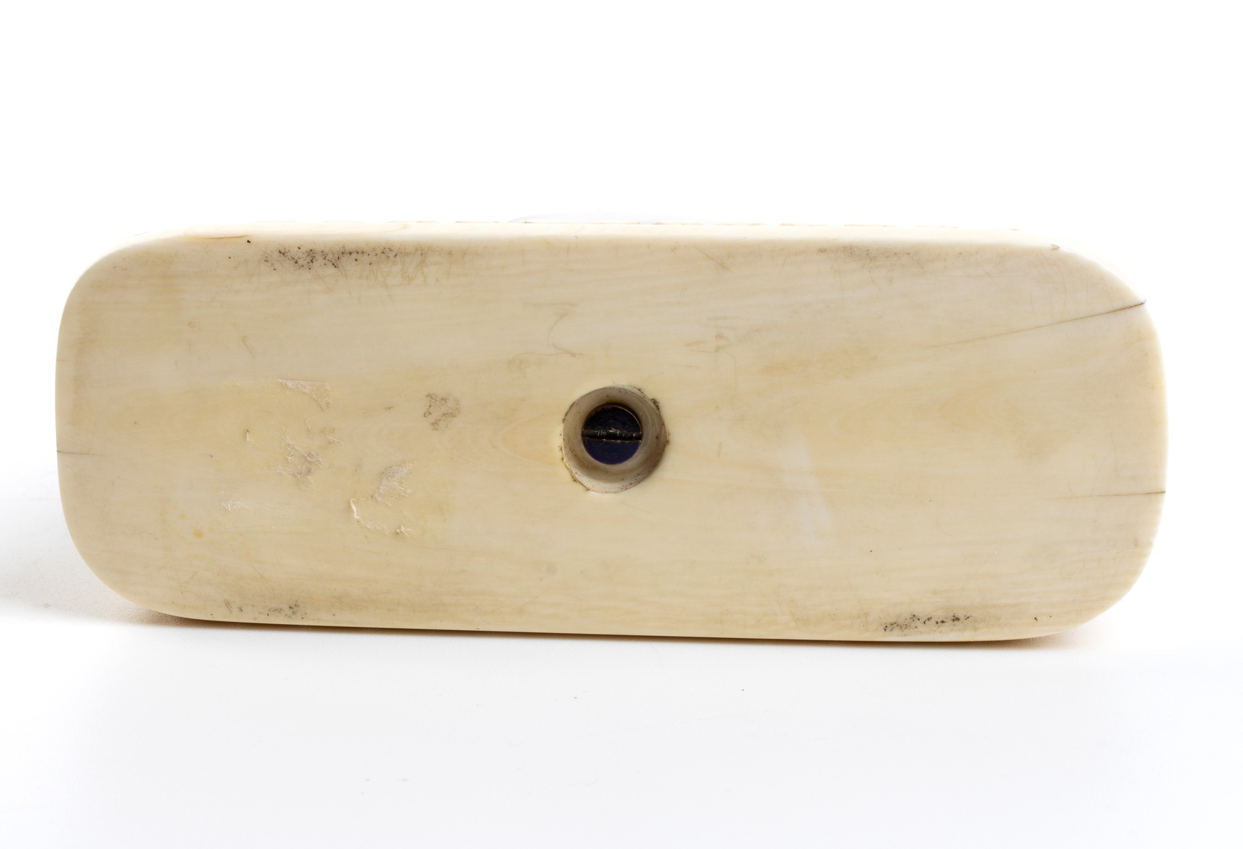 Orologio da tavolo Art Déco in argento, smalto guilloché e avorio