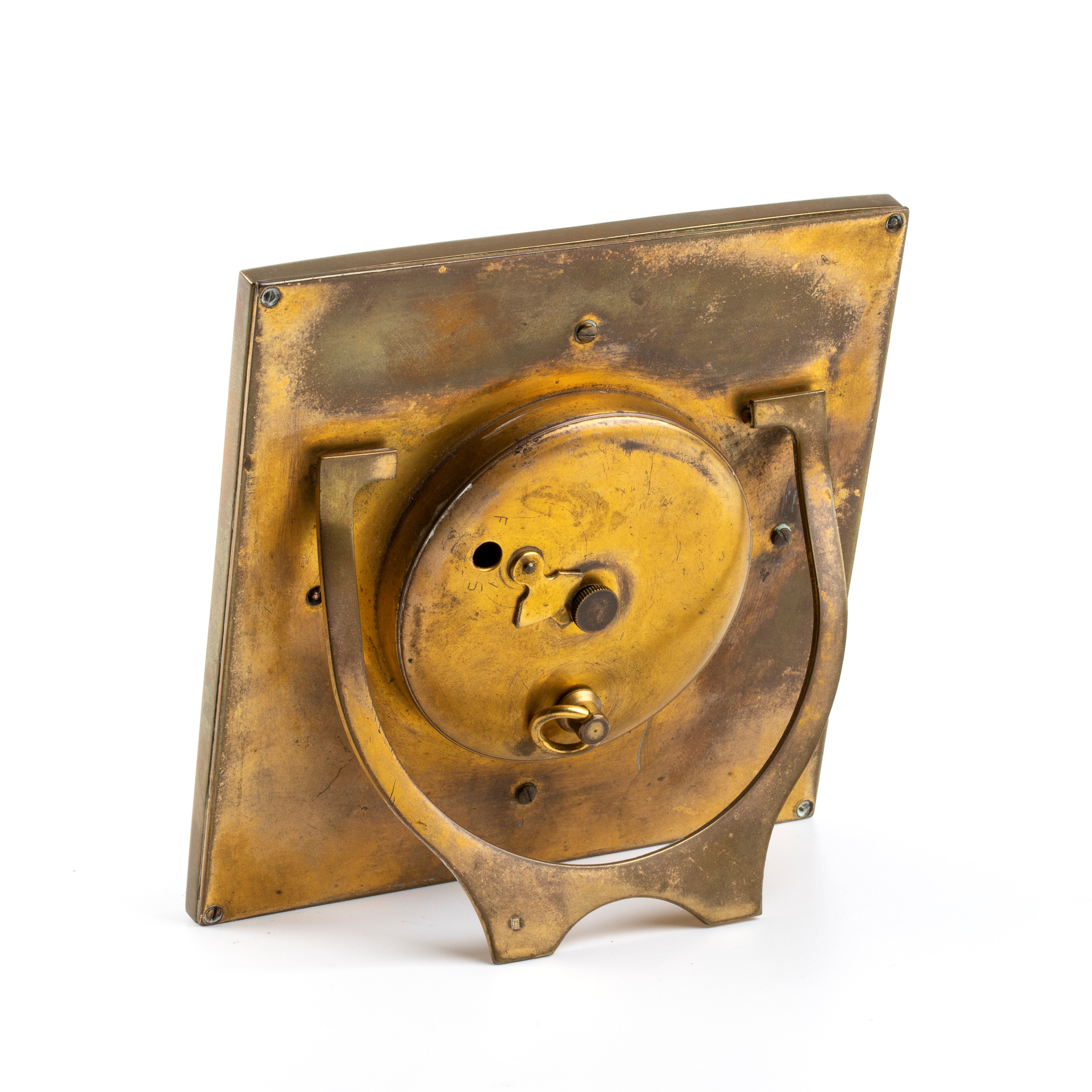 Kienzle (?): Orologio da tavolo Art Déco in avorio e smalti