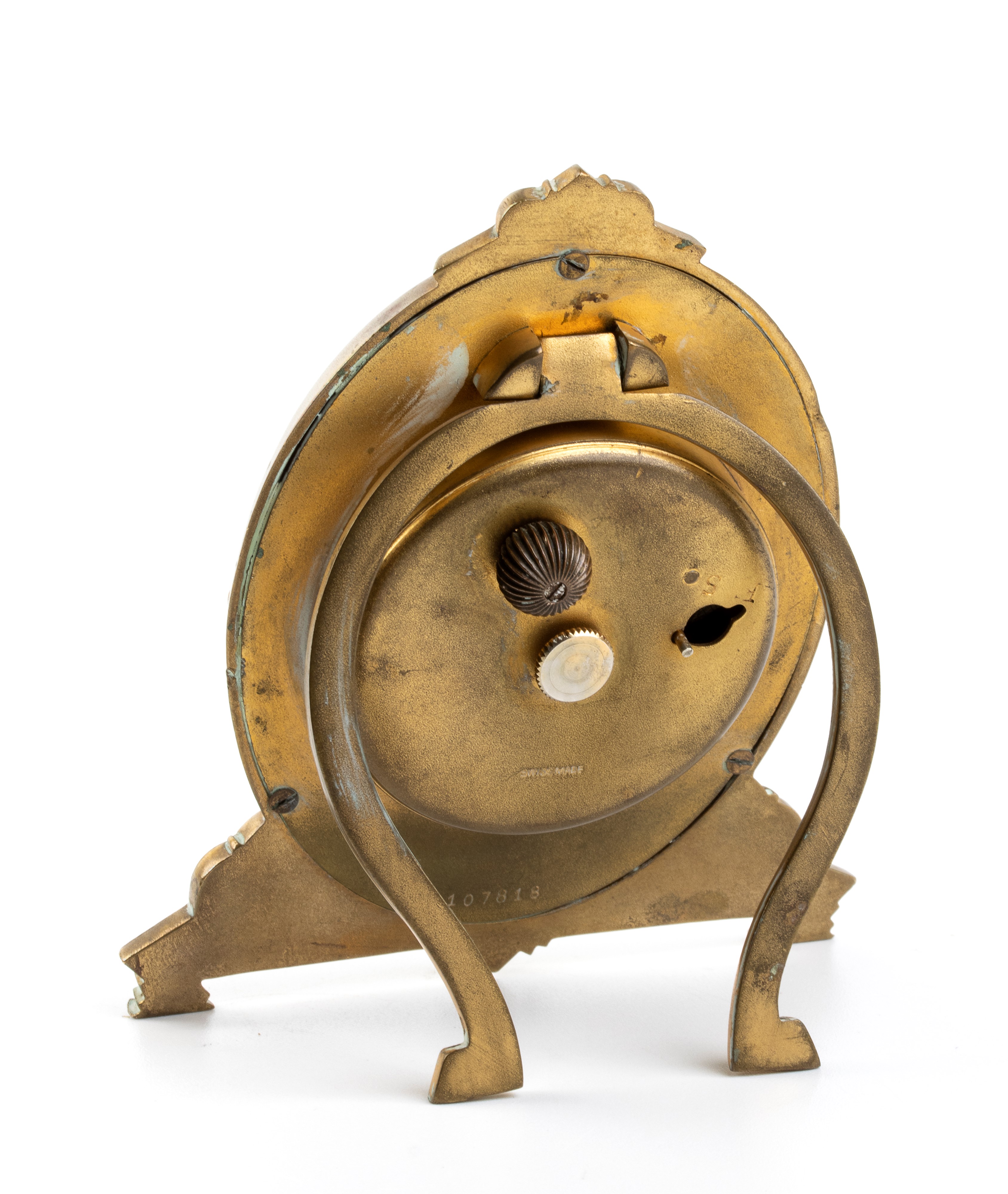 Orologio da Tavolo Art Déco con Smalti Policromi