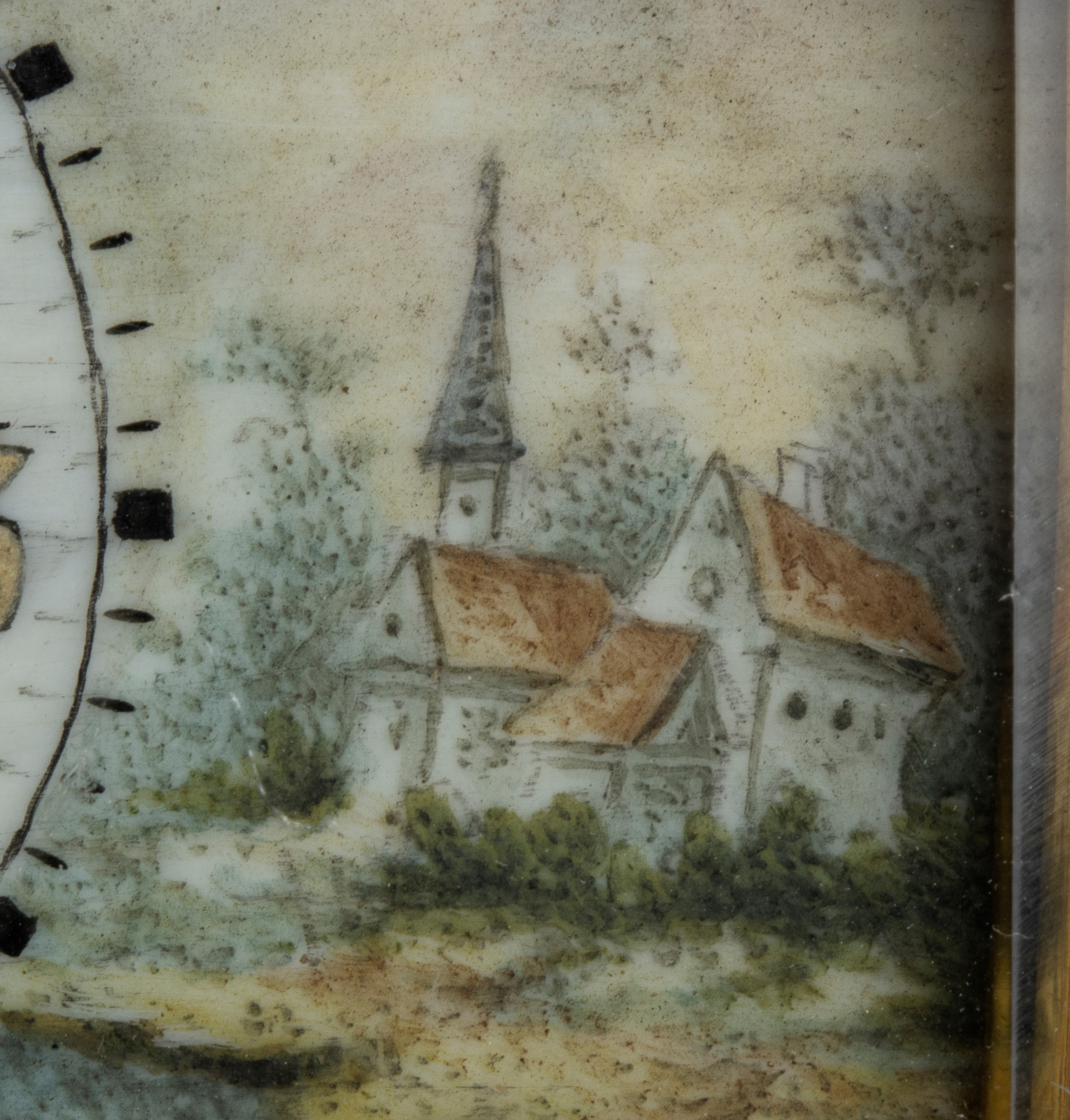 Orologio da Tavolo Art Déco con Smalti Policromi