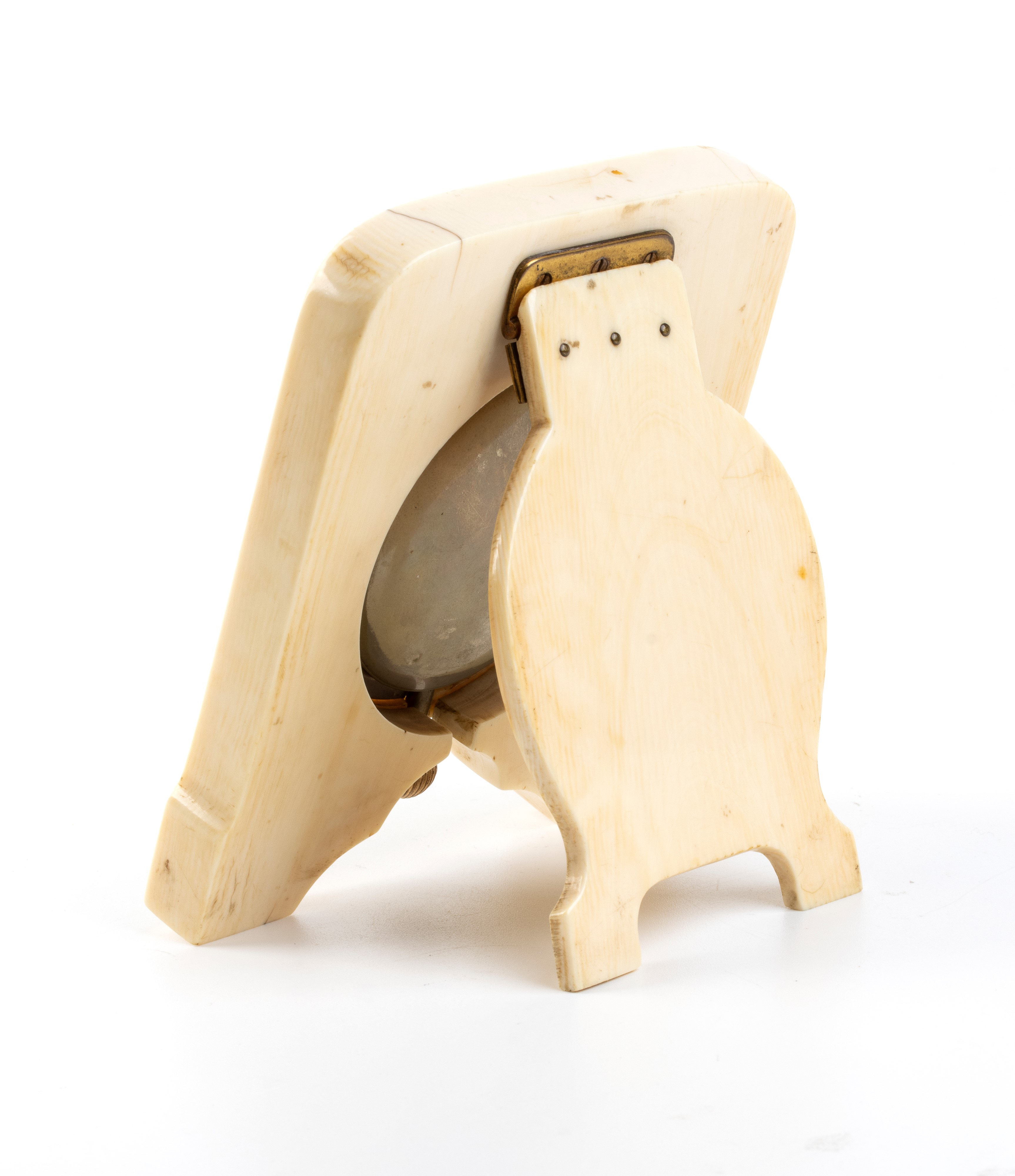 Orologio da tavolo Art Déco in avorio