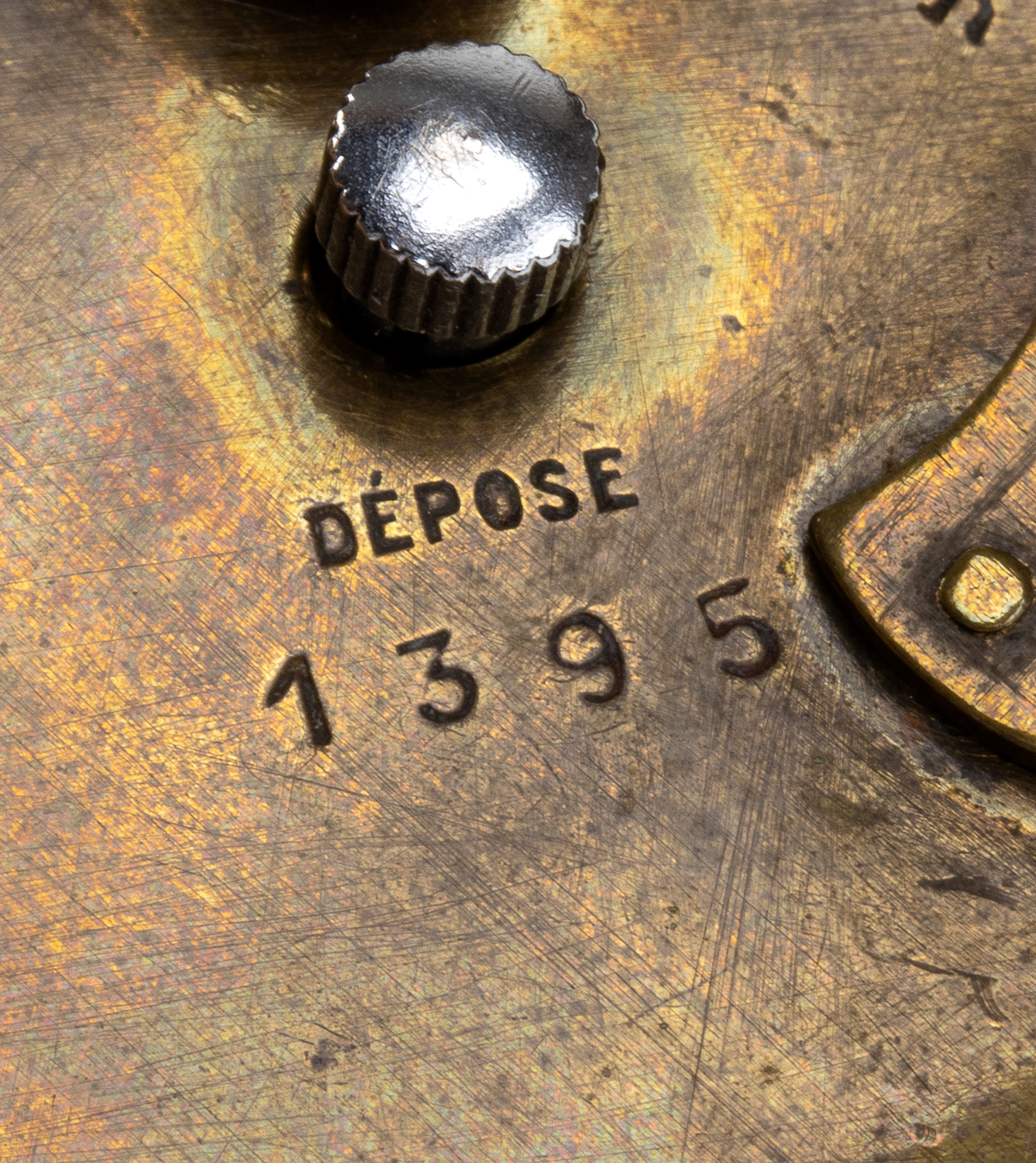 Orologio da tavolo Art Déco in argento, avorio e smalti guilloché