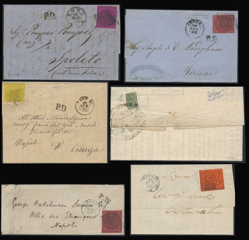 Pontificio - Insieme di Storia Postale