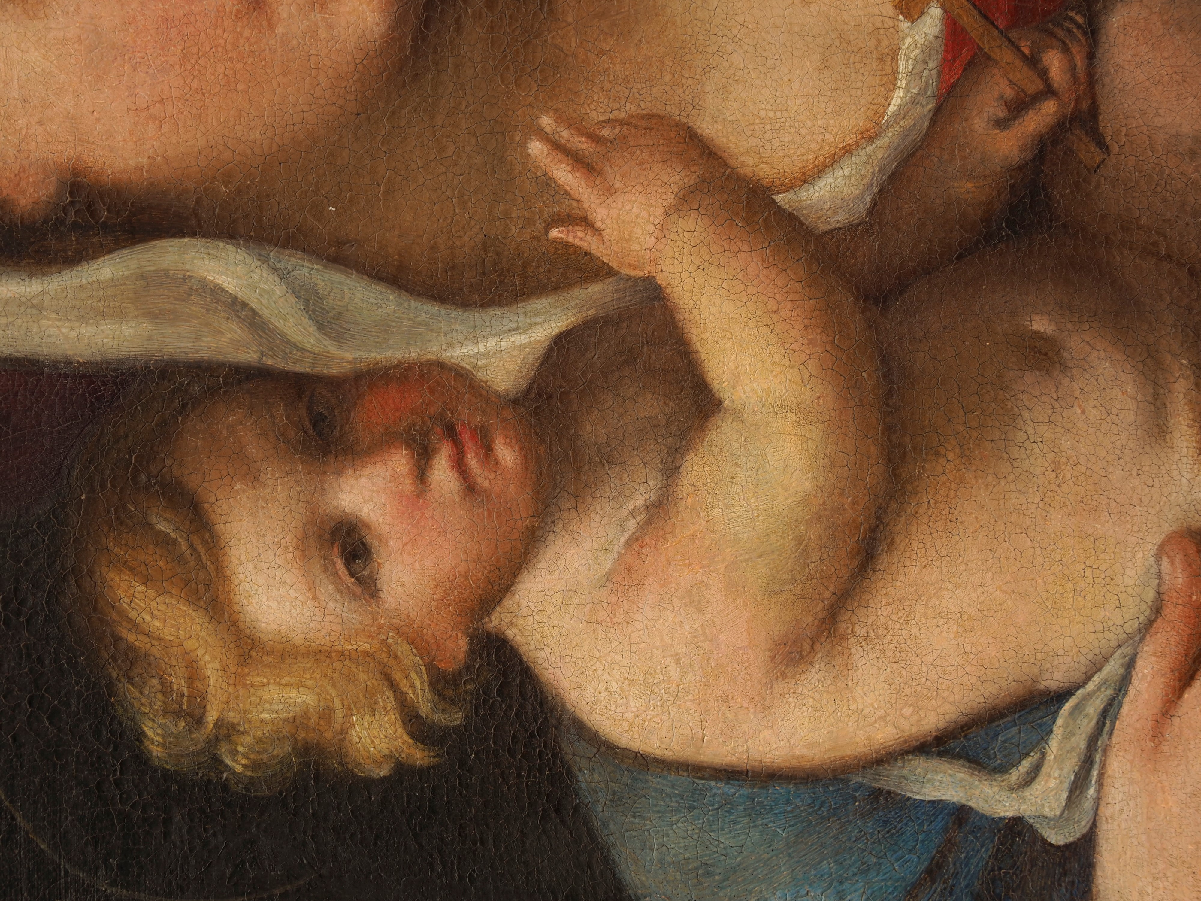Scuola Romana, XVII Secolo - Madonna con Bambino