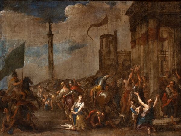 Scuola napoletana, XVII secolo - Strage degli innocenti