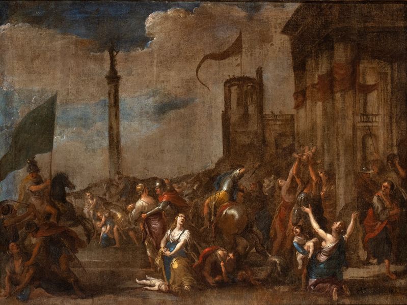 Scuola Napoletana, XVII Secolo - Strage degli Innocenti