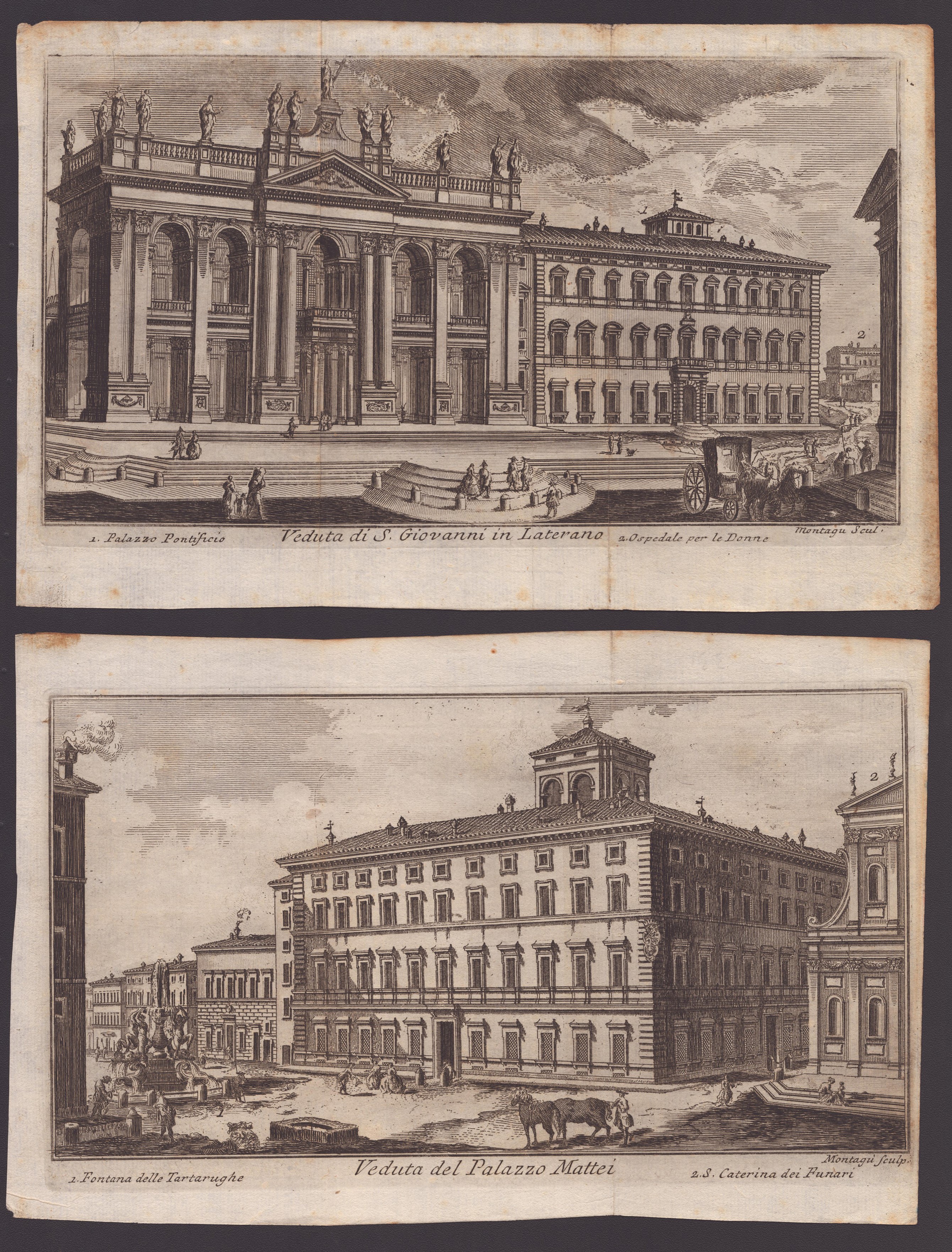 Dominique Montagù, Giovanni Maria Cassini (1745-1824) - Vedute Antiche e Moderne di Roma