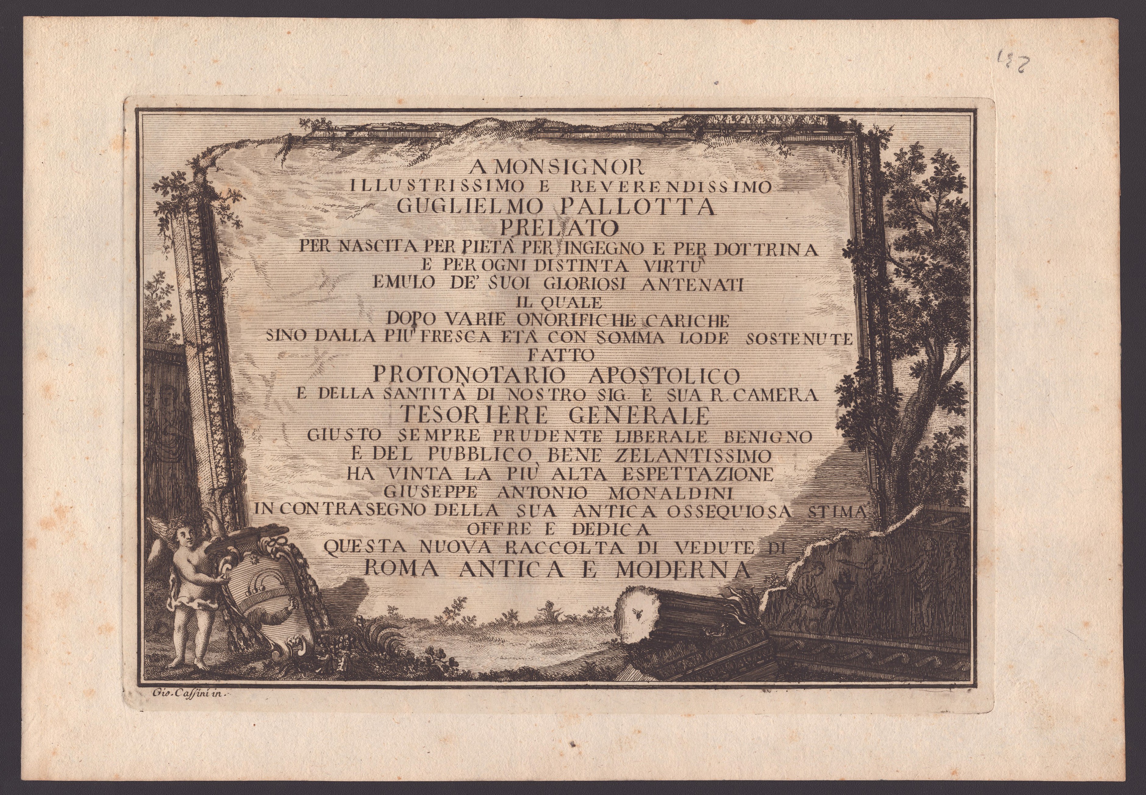 Dominique Montagù, Giovanni Maria Cassini (1745-1824) - Vedute Antiche e Moderne di Roma