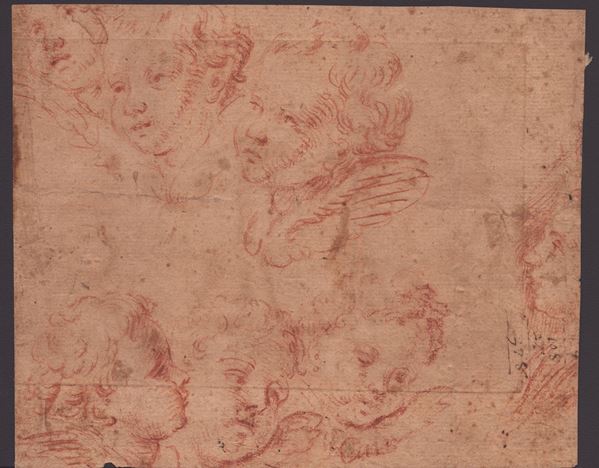 Study for Angels' heads