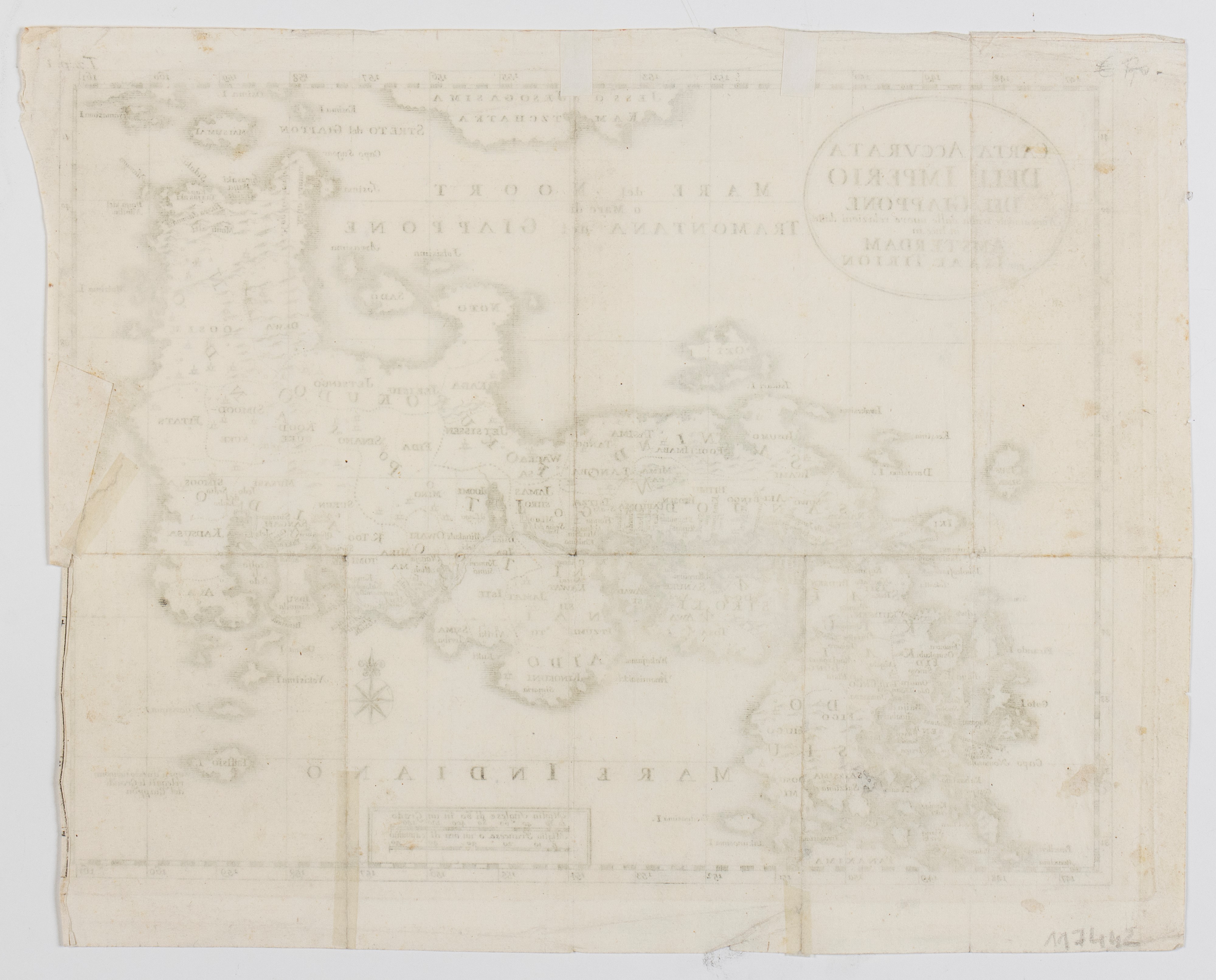 Carta Accurata dell' Imperio del Giappone