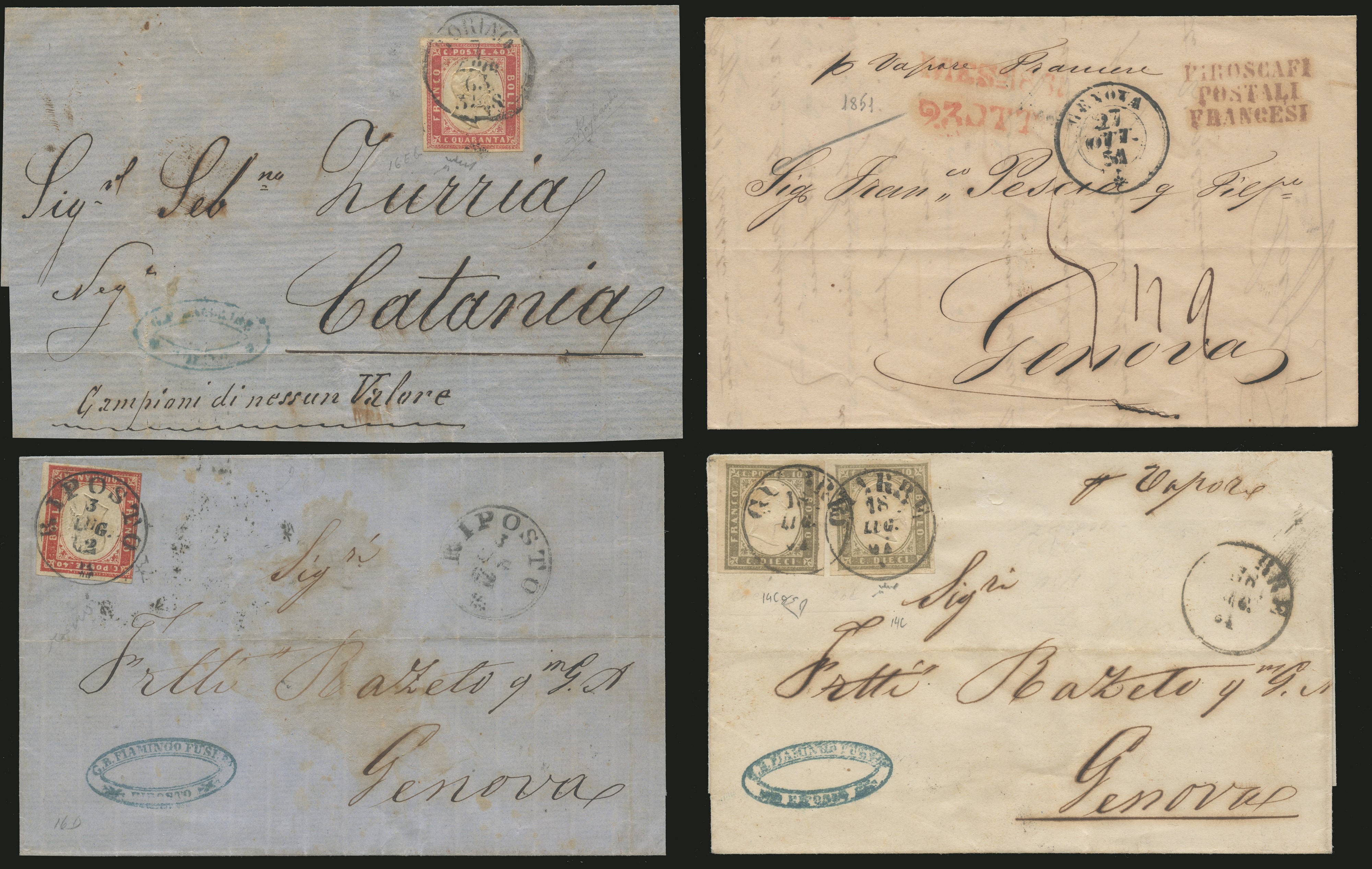 Storia Postale - Collezione ''vie di Mare''